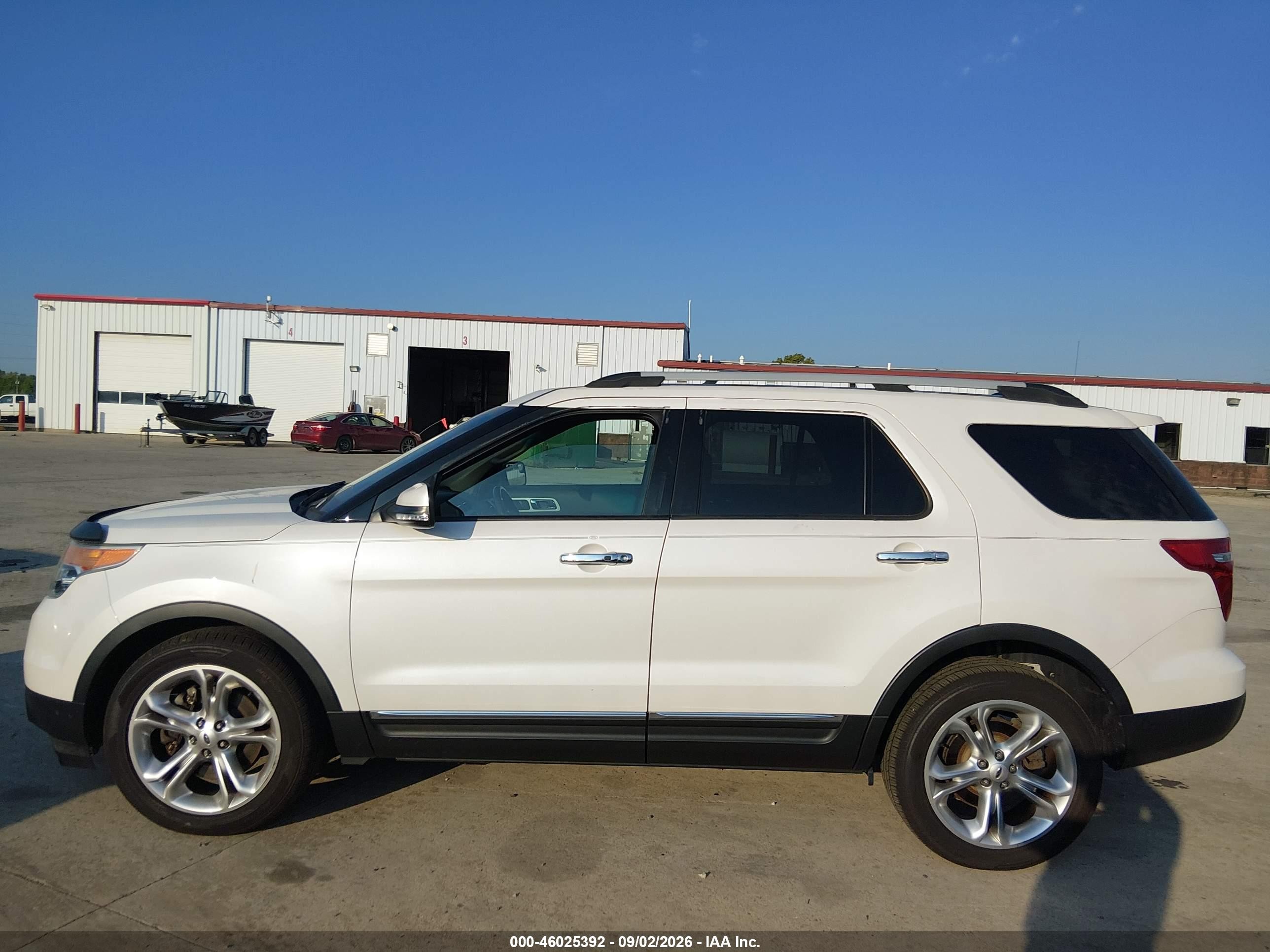 2015 Ford Explorer Limited White vin: 1FM5K8F82FGA03070