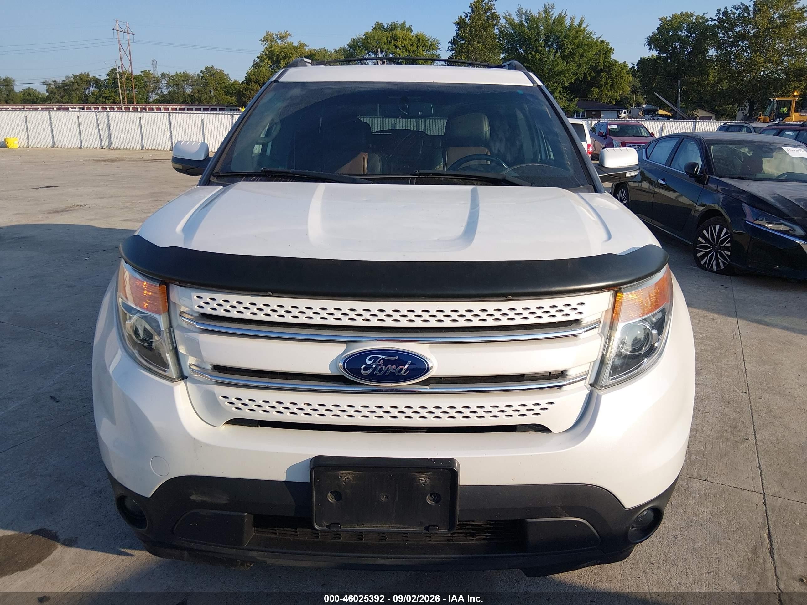 2015 Ford Explorer Limited White vin: 1FM5K8F82FGA03070