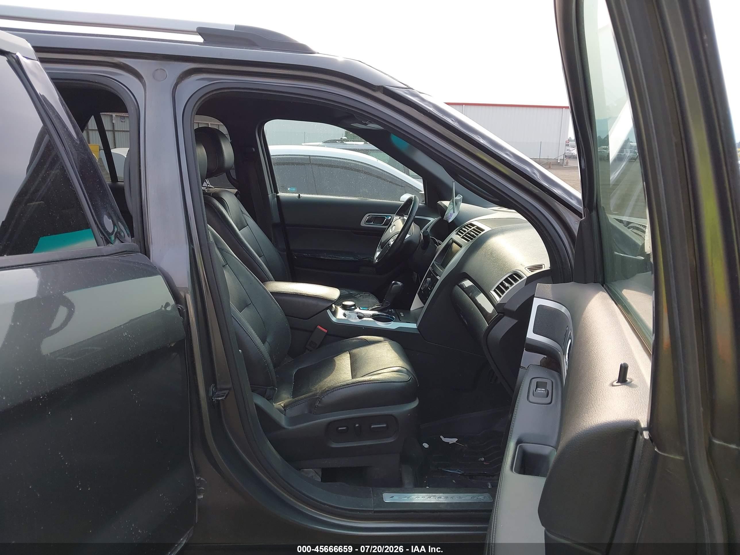 2015 Ford Explorer Limited Gray vin: 1FM5K8F82FGA03845