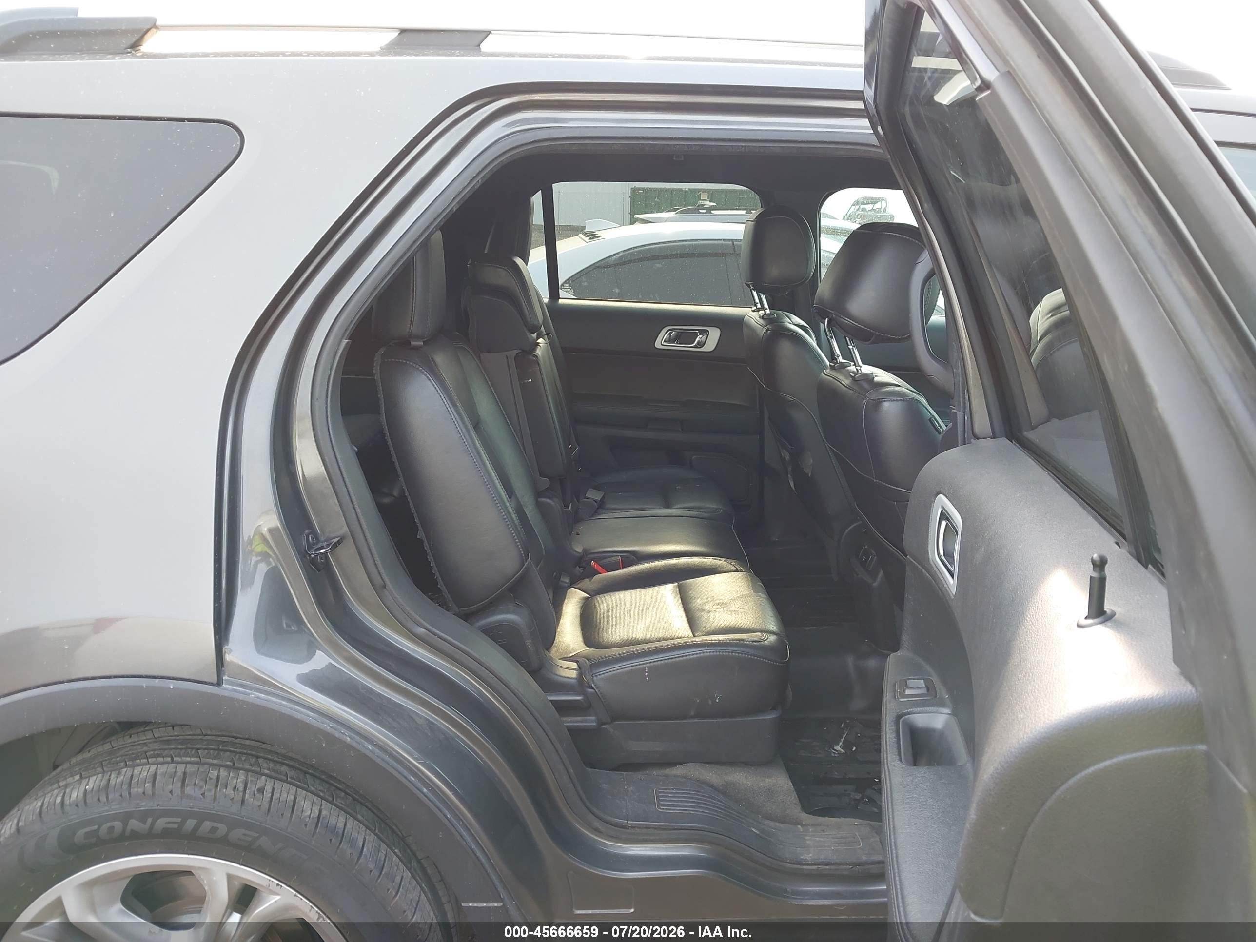 2015 Ford Explorer Limited Gray vin: 1FM5K8F82FGA03845