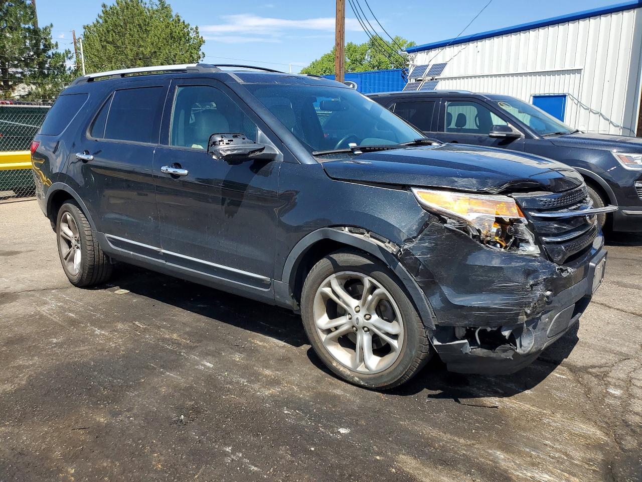 2015 Ford Explorer Limited Черный vin: 1FM5K8F82FGA04607