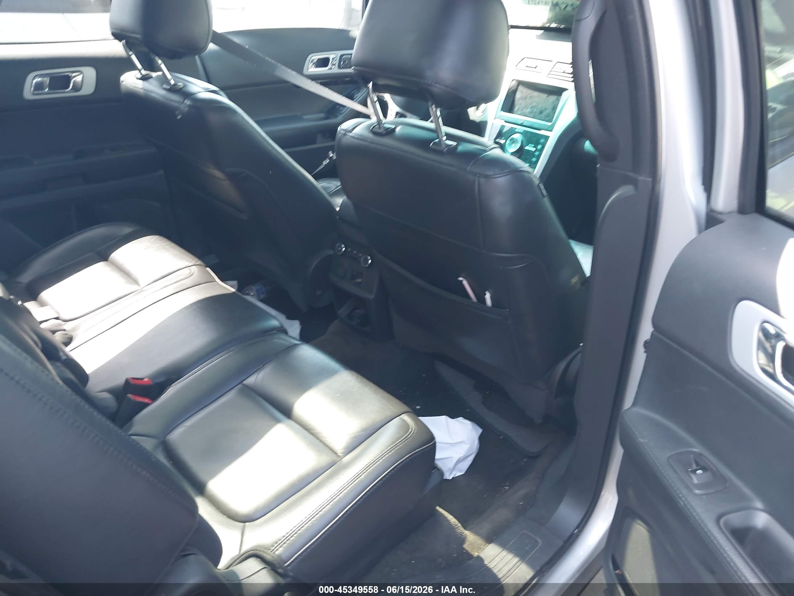 2015 Ford Explorer Limited Silver vin: 1FM5K8F82FGA15624