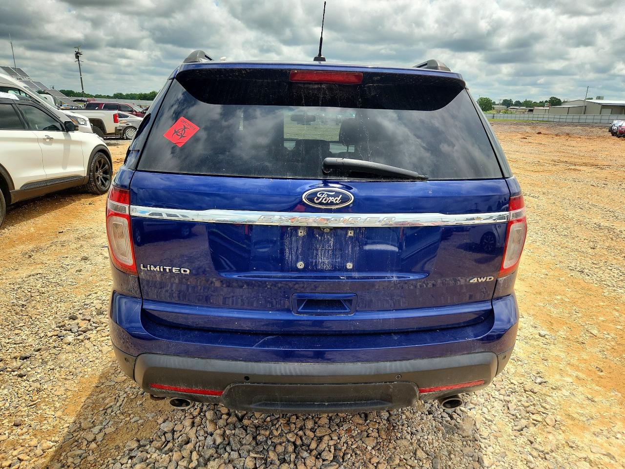 2015 Ford Explorer Limited Синий vin: 1FM5K8F82FGA20645