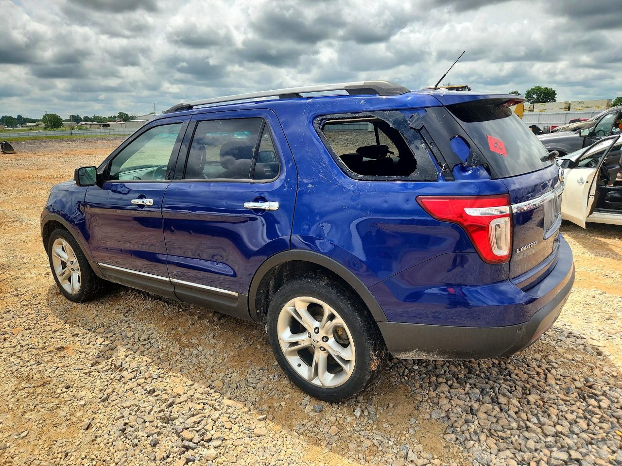 2015 Ford Explorer Limited Синий vin: 1FM5K8F82FGA20645