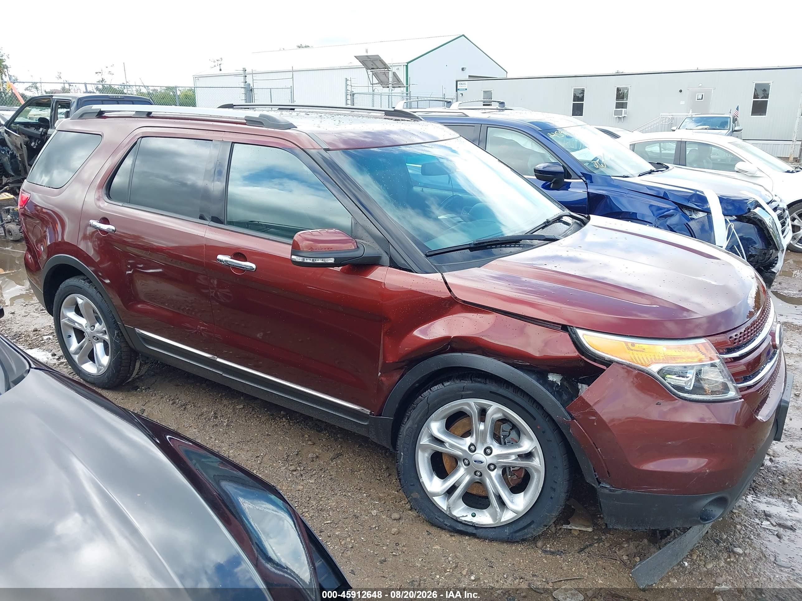 2015 Ford Explorer Limited Champagne vin: 1FM5K8F82FGA25893