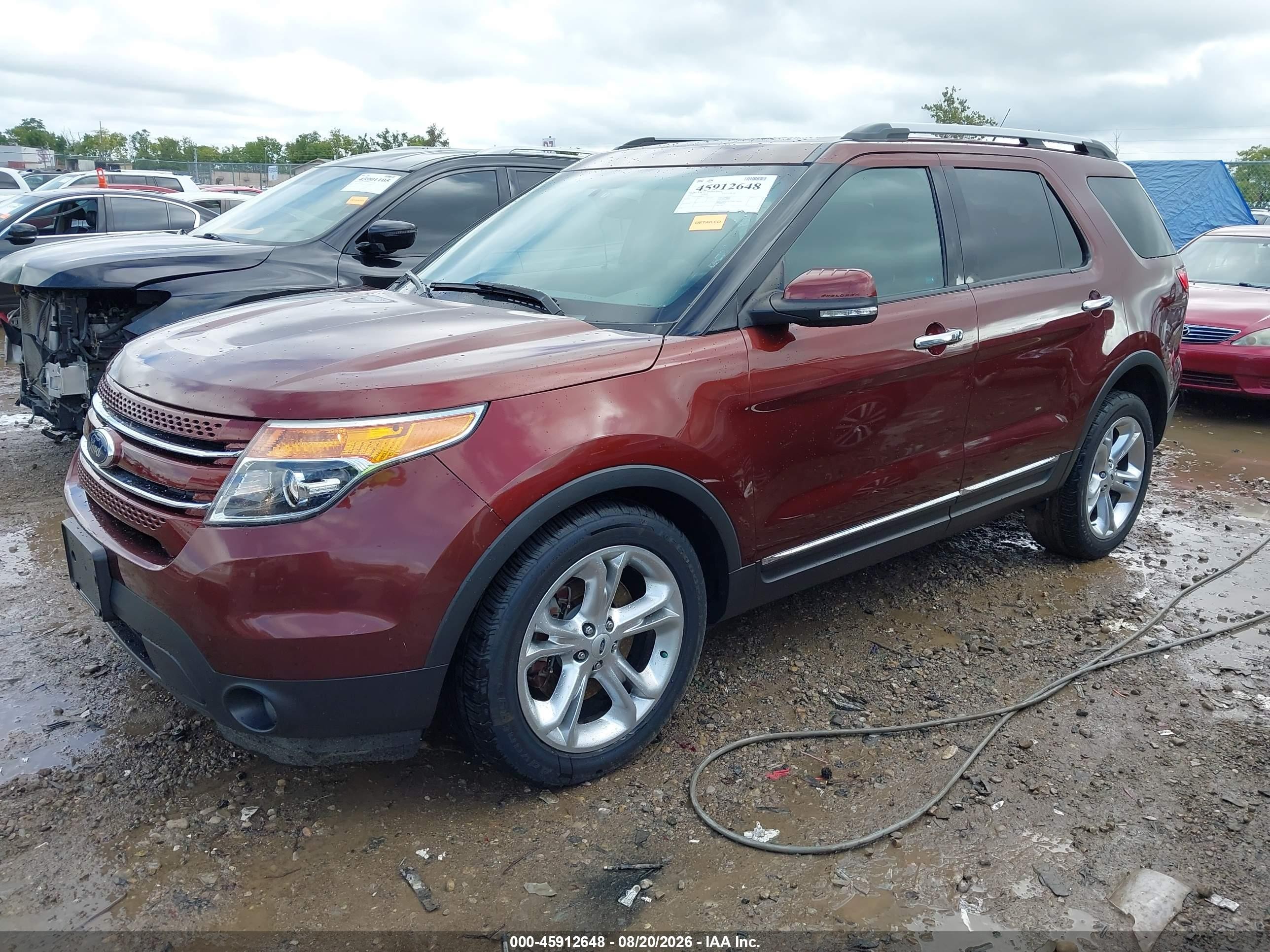 2015 Ford Explorer Limited Champagne vin: 1FM5K8F82FGA25893