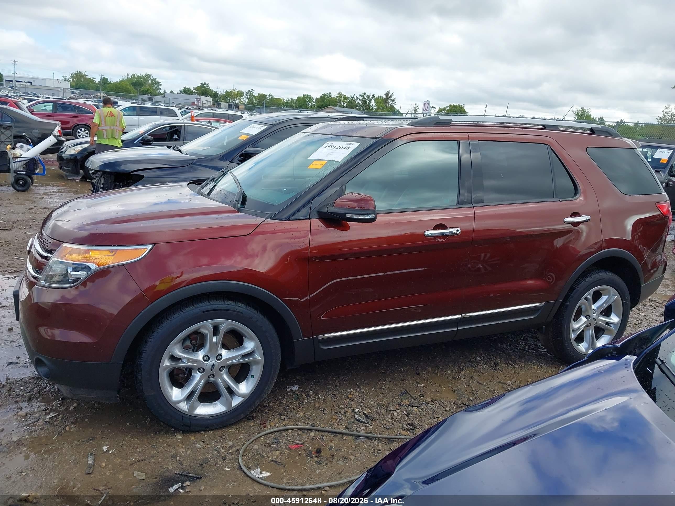2015 Ford Explorer Limited Champagne vin: 1FM5K8F82FGA25893