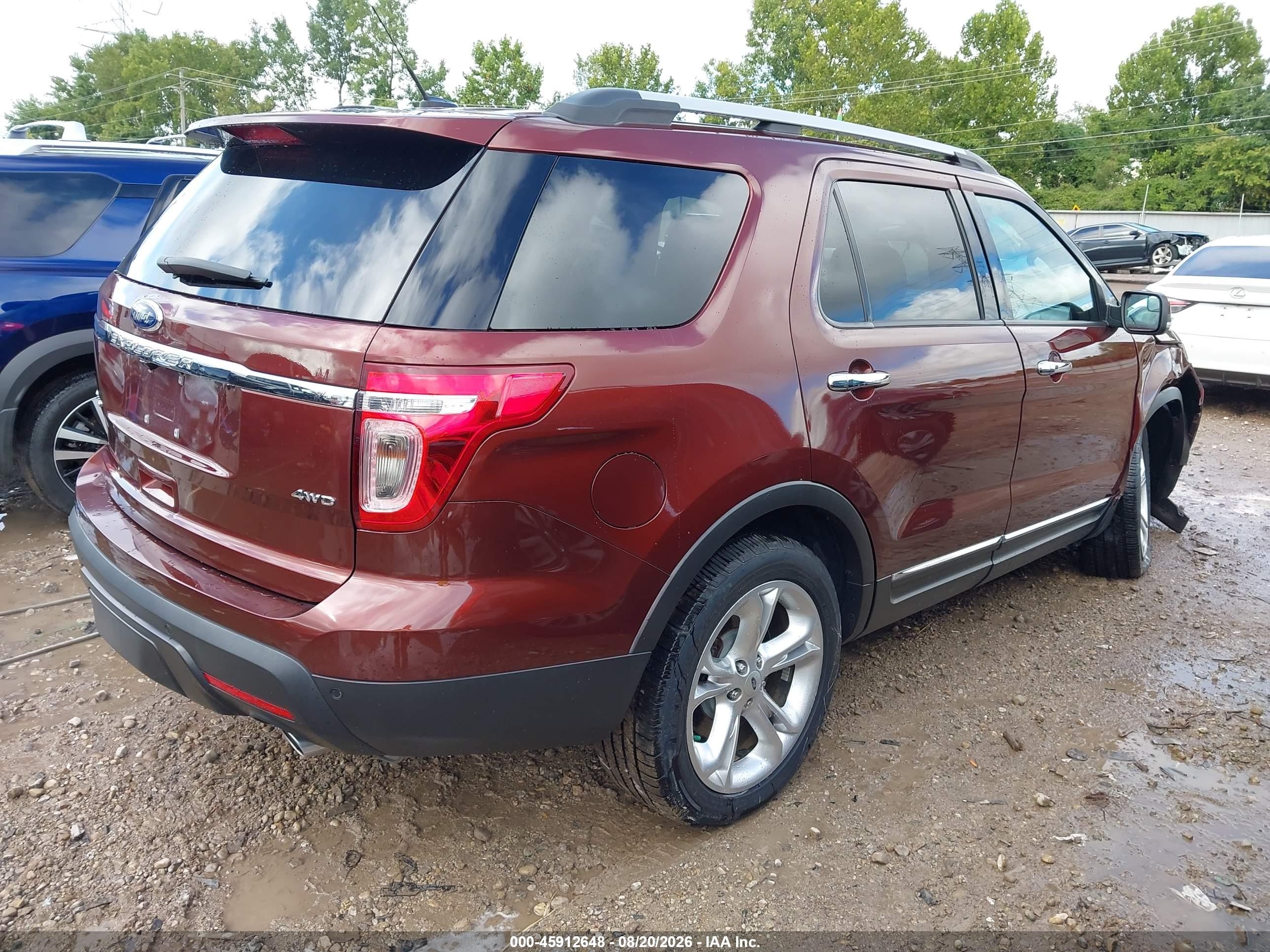 2015 Ford Explorer Limited Champagne vin: 1FM5K8F82FGA25893