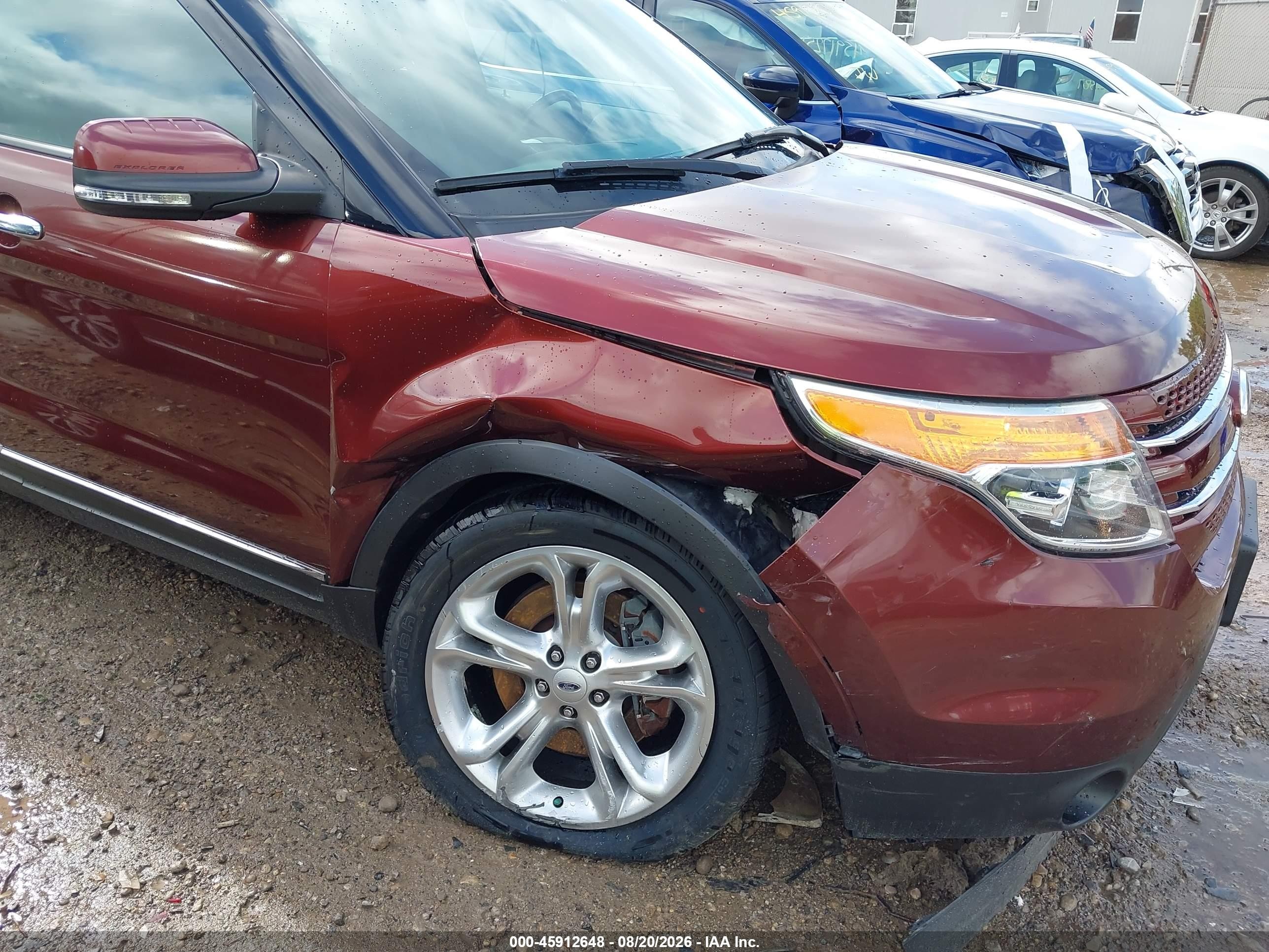 2015 Ford Explorer Limited Champagne vin: 1FM5K8F82FGA25893