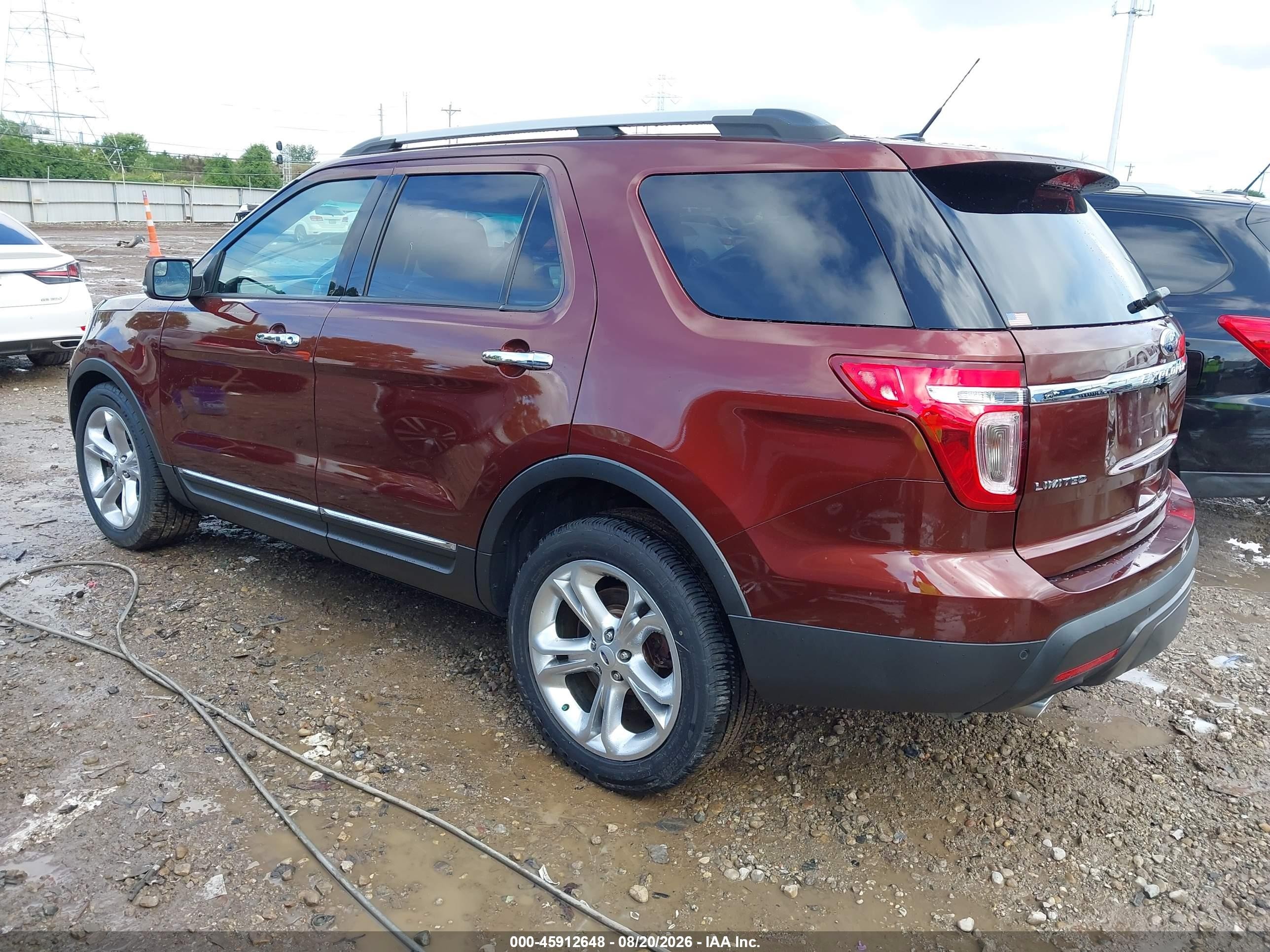2015 Ford Explorer Limited Champagne vin: 1FM5K8F82FGA25893
