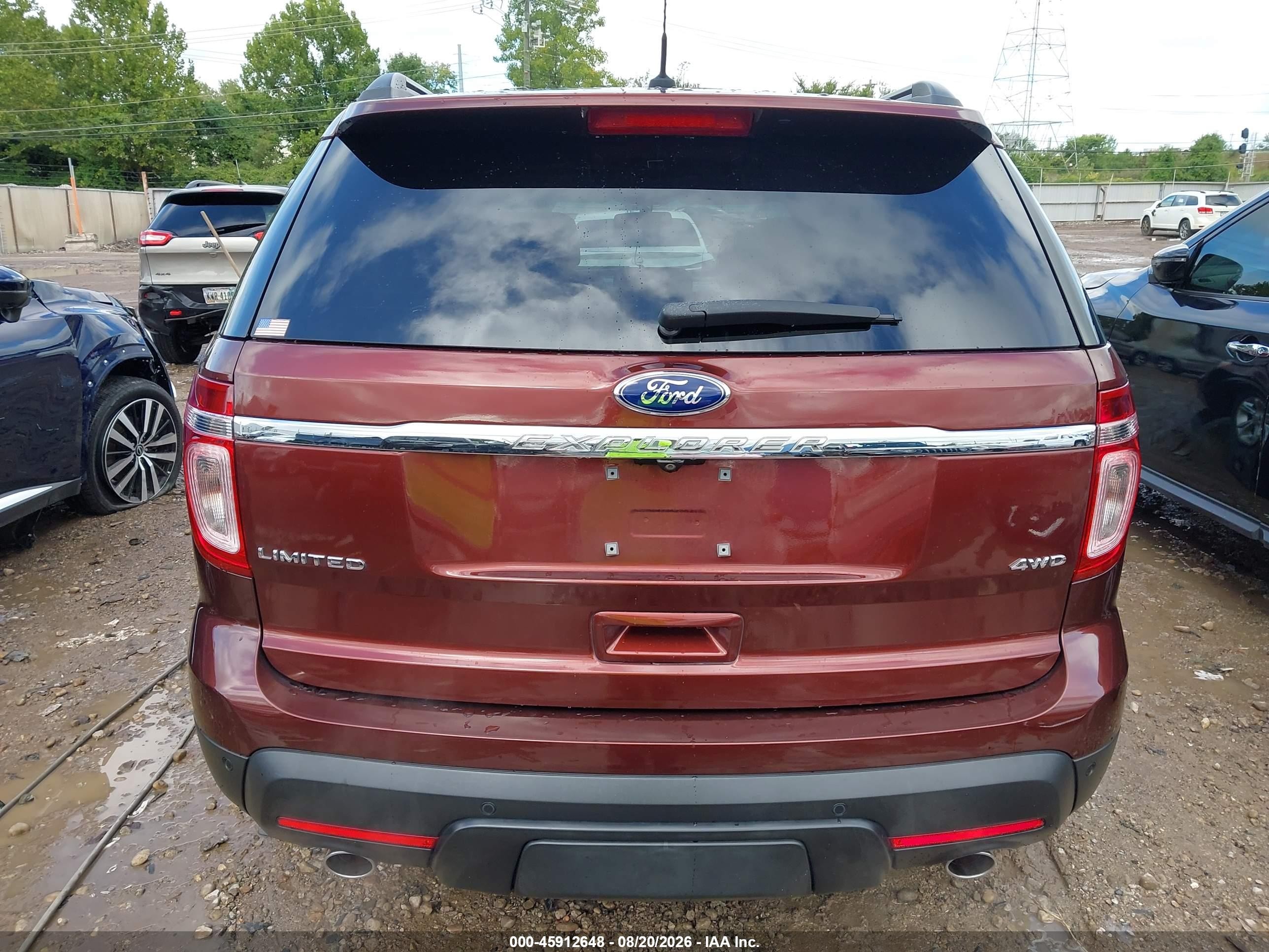 2015 Ford Explorer Limited Champagne vin: 1FM5K8F82FGA25893