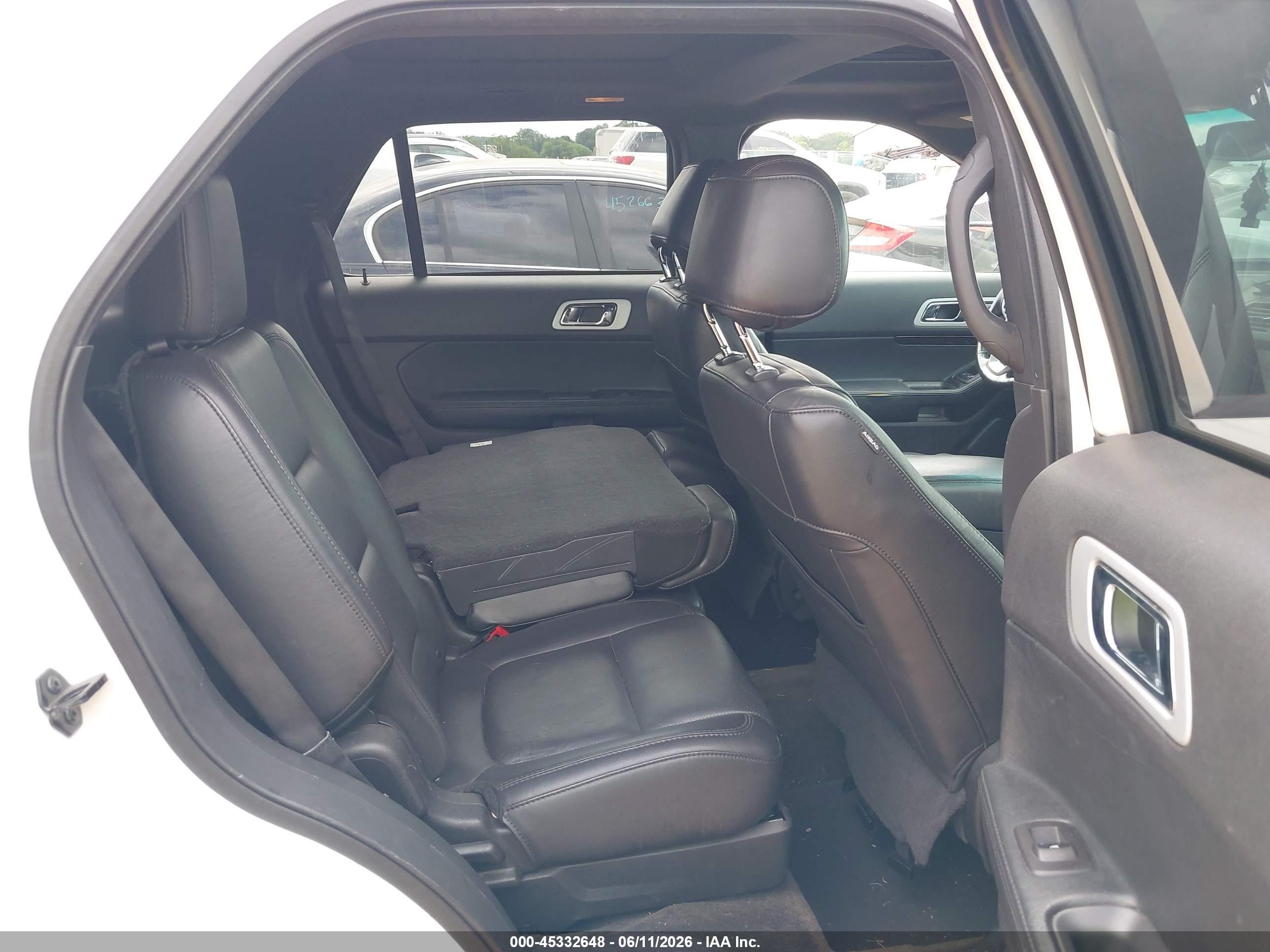 2015 Ford Explorer Limited White vin: 1FM5K8F82FGA47599