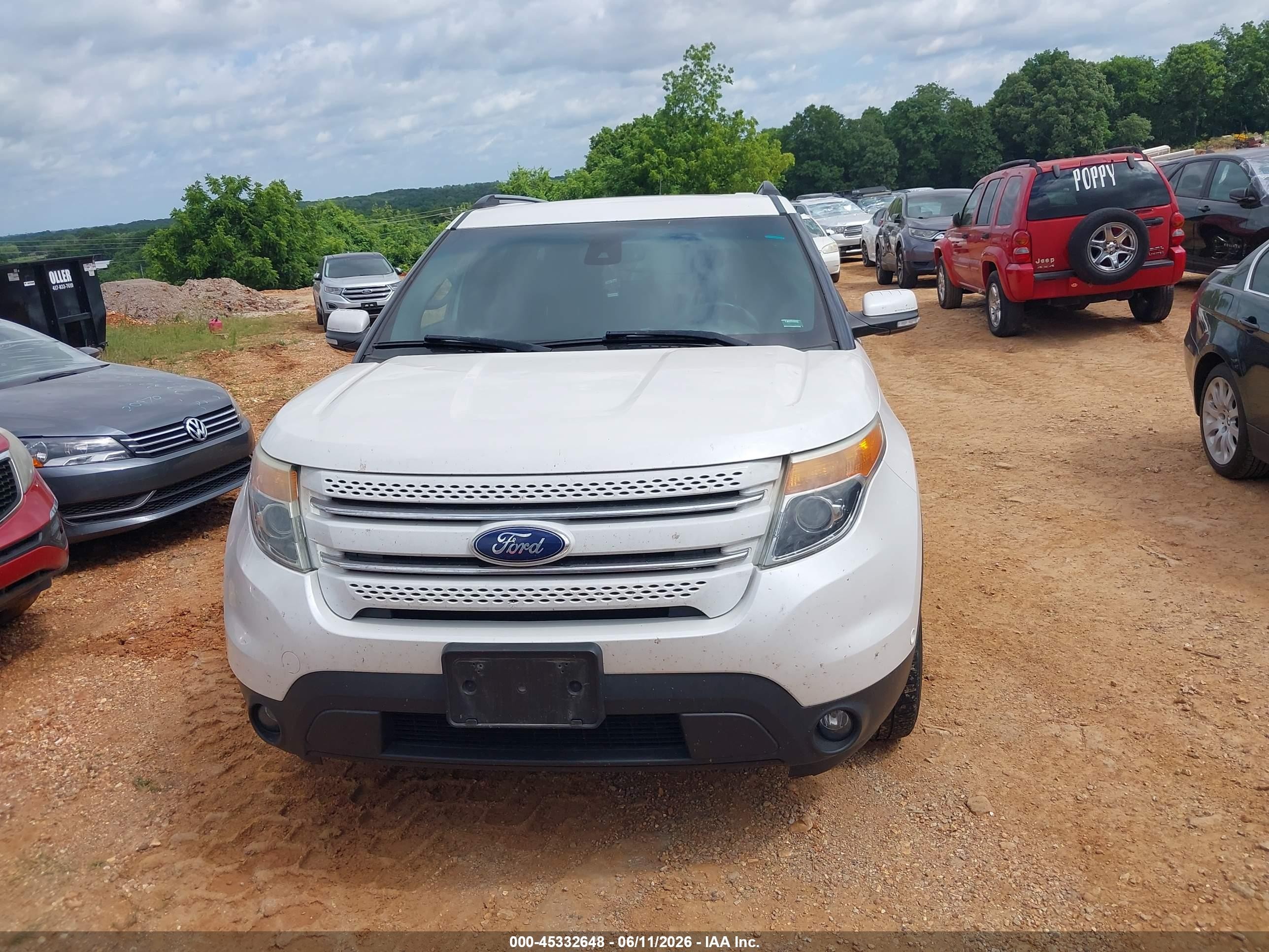 2015 Ford Explorer Limited White vin: 1FM5K8F82FGA47599