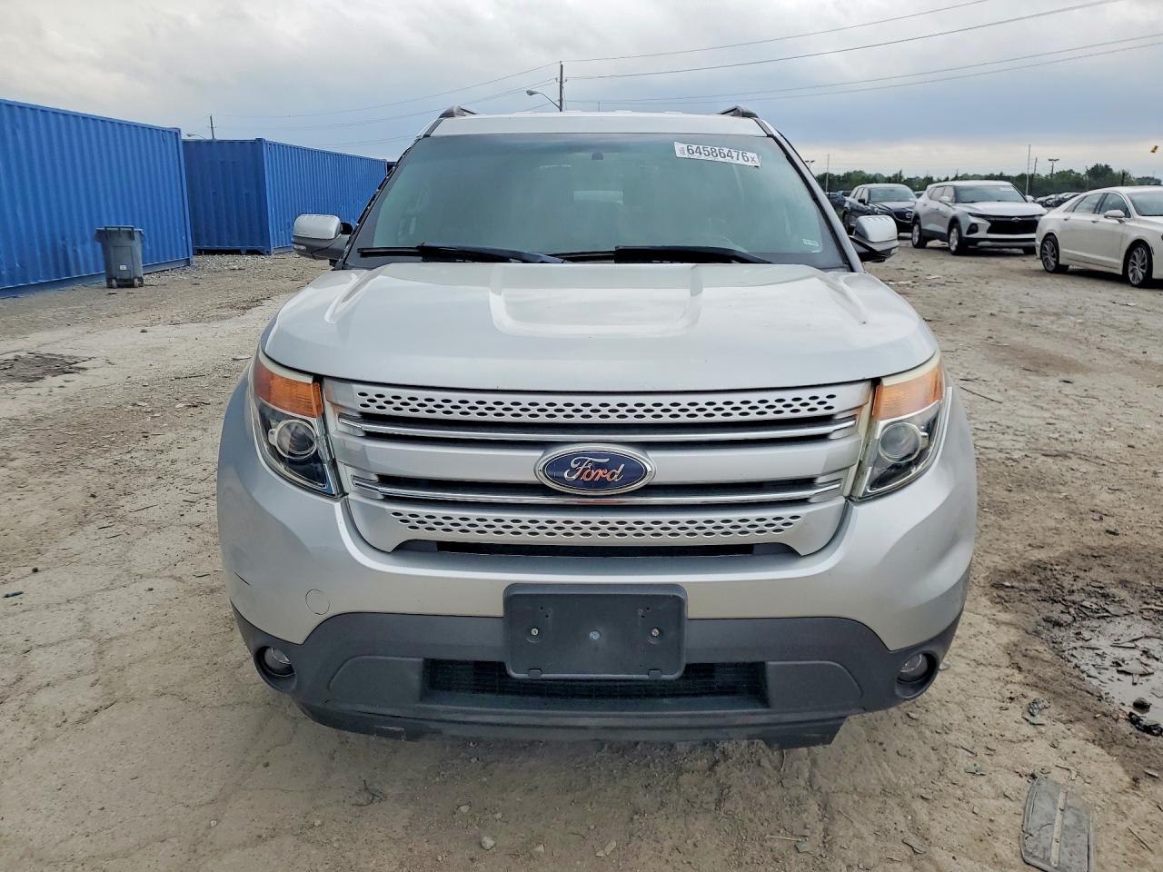 2015 Ford Explorer Limited Серебряный vin: 1FM5K8F82FGB81609