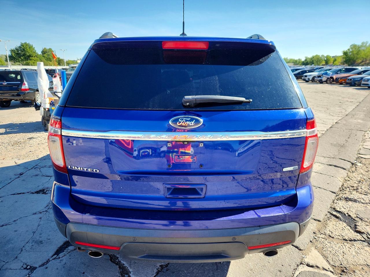 2015 Ford Explorer Limited Blue vin: 1FM5K8F82FGC26015
