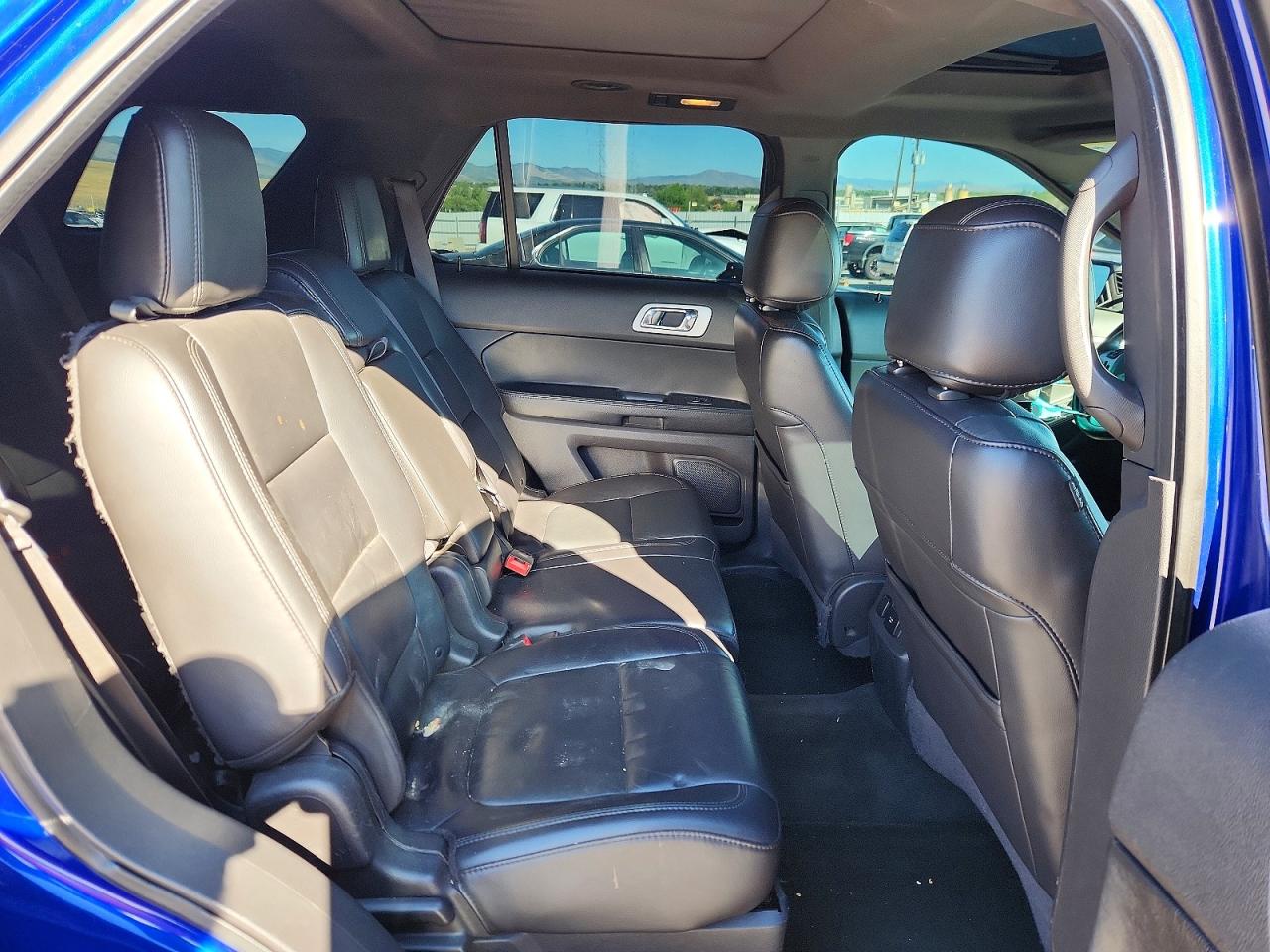 2015 Ford Explorer Limited Blue vin: 1FM5K8F82FGC26015