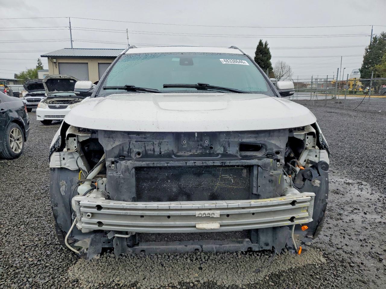 2015 Ford Explorer Limited White vin: 1FM5K8F82FGC38455