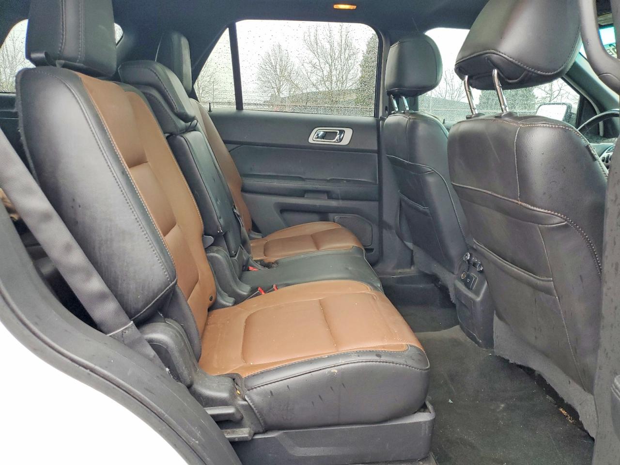 2015 Ford Explorer Limited White vin: 1FM5K8F82FGC38455