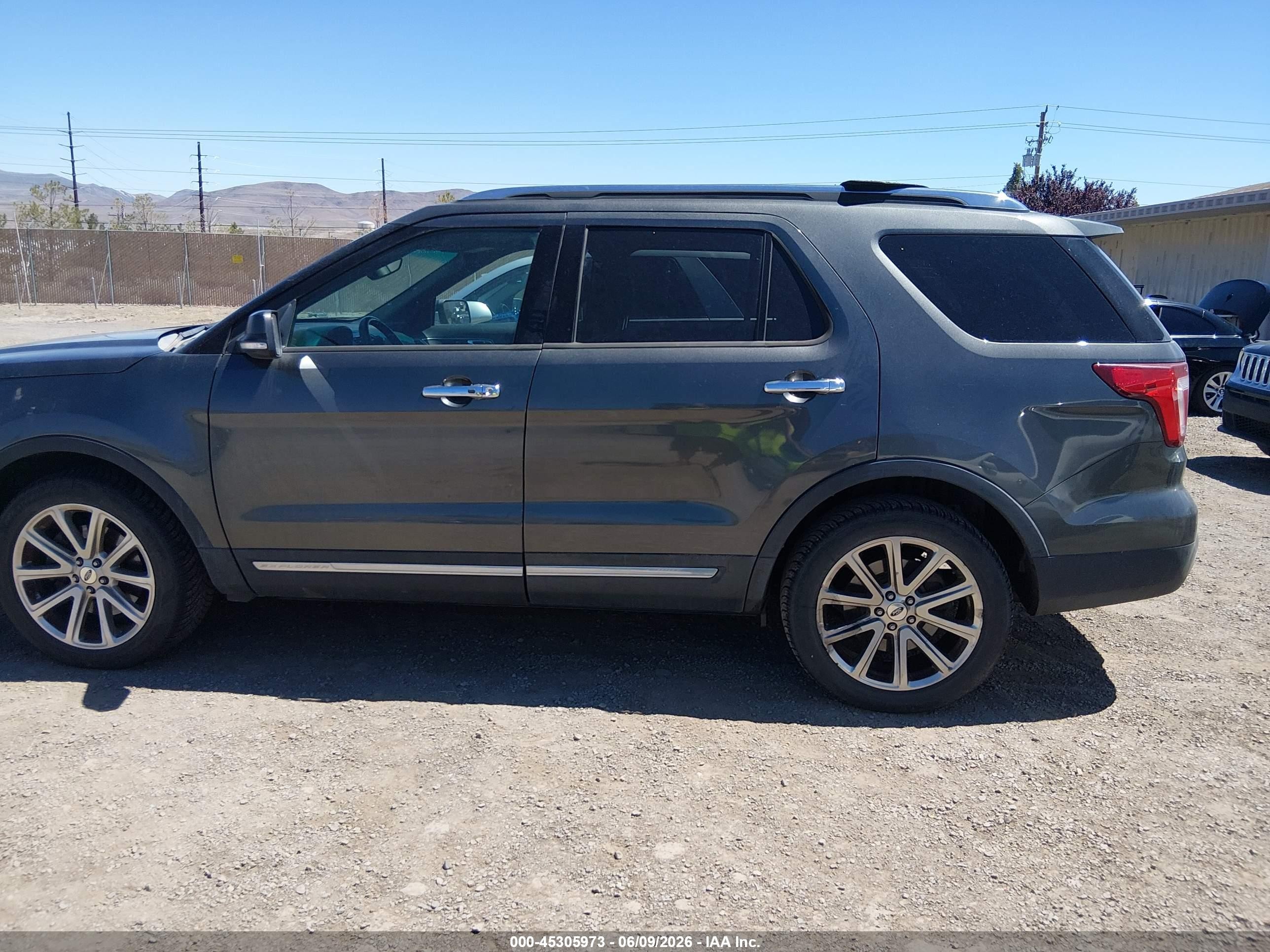 2016 Ford Explorer Limited Black vin: 1FM5K8F82GGC49831