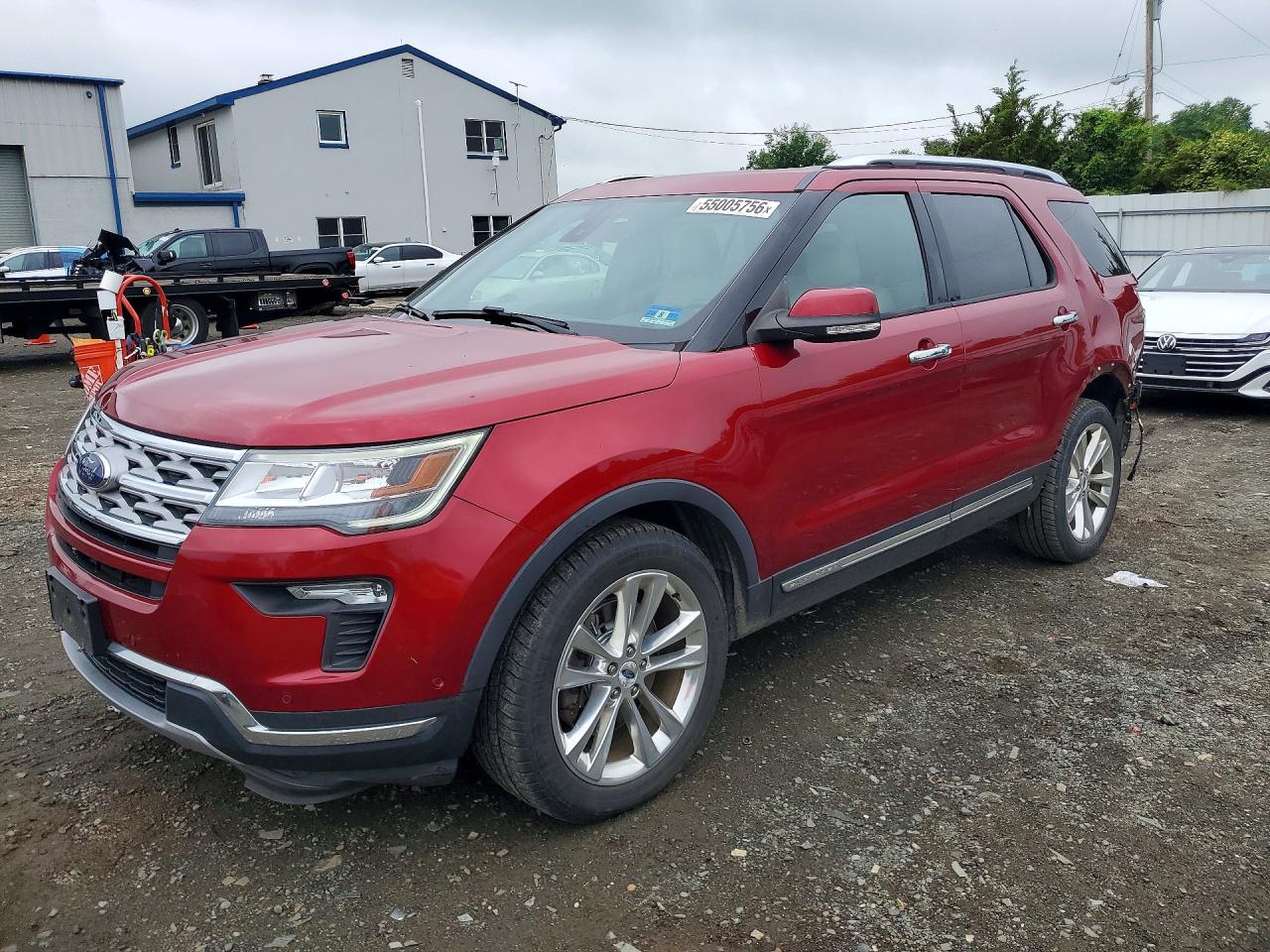 2018 Ford Explorer Limited Maroon vin: 1FM5K8F82JGC38576