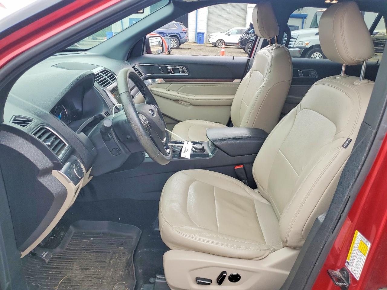 2018 Ford Explorer Limited Maroon vin: 1FM5K8F82JGC38576