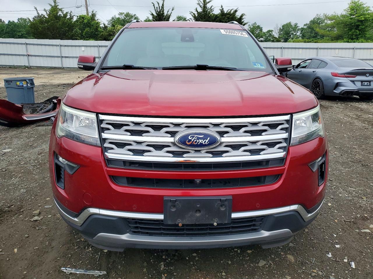 2018 Ford Explorer Limited Maroon vin: 1FM5K8F82JGC38576