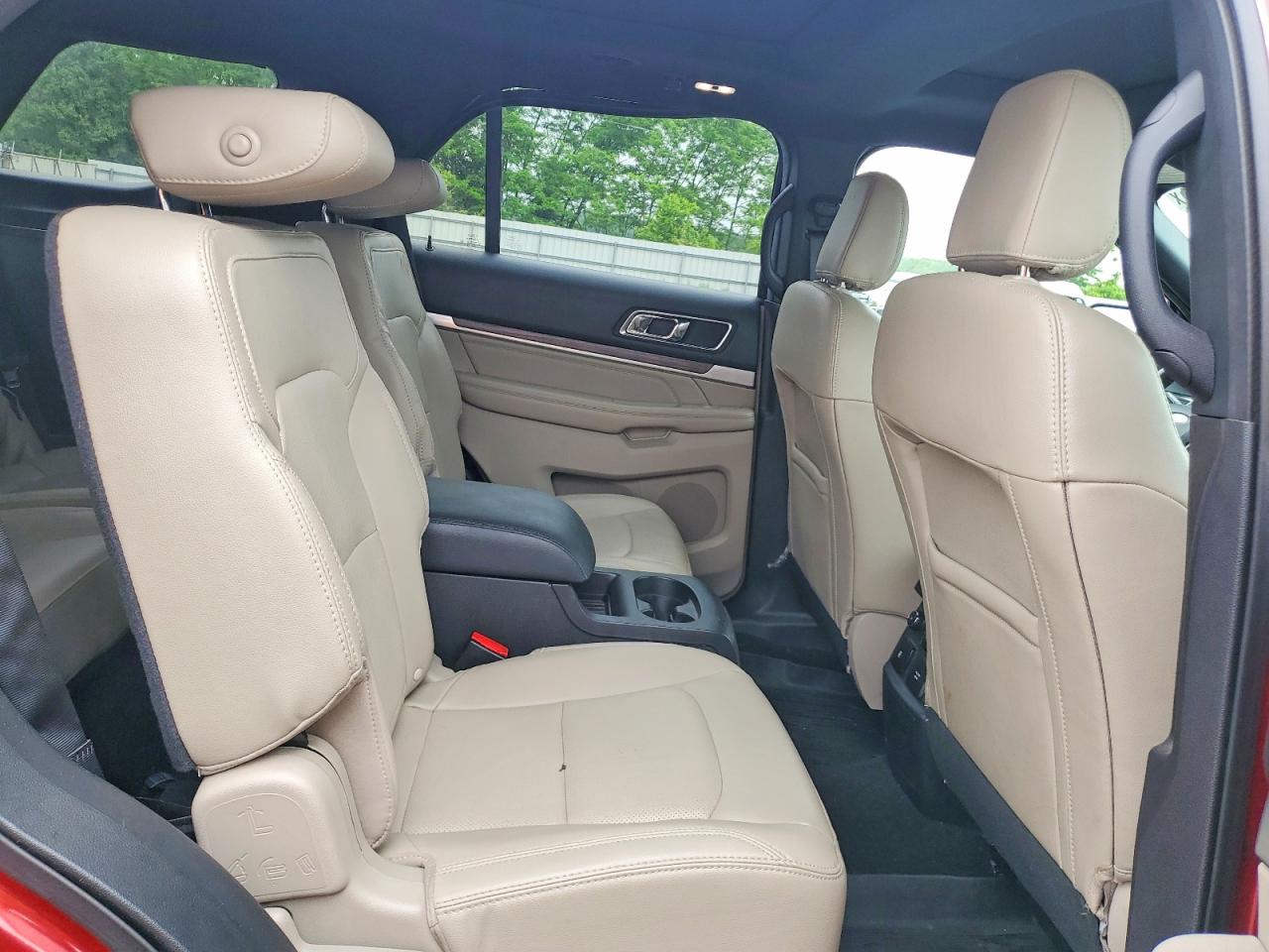 2018 Ford Explorer Limited Maroon vin: 1FM5K8F82JGC38576