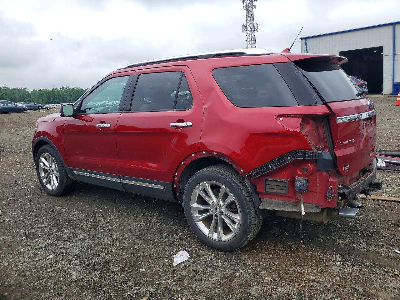 2018 Ford Explorer Limited Maroon vin: 1FM5K8F82JGC38576