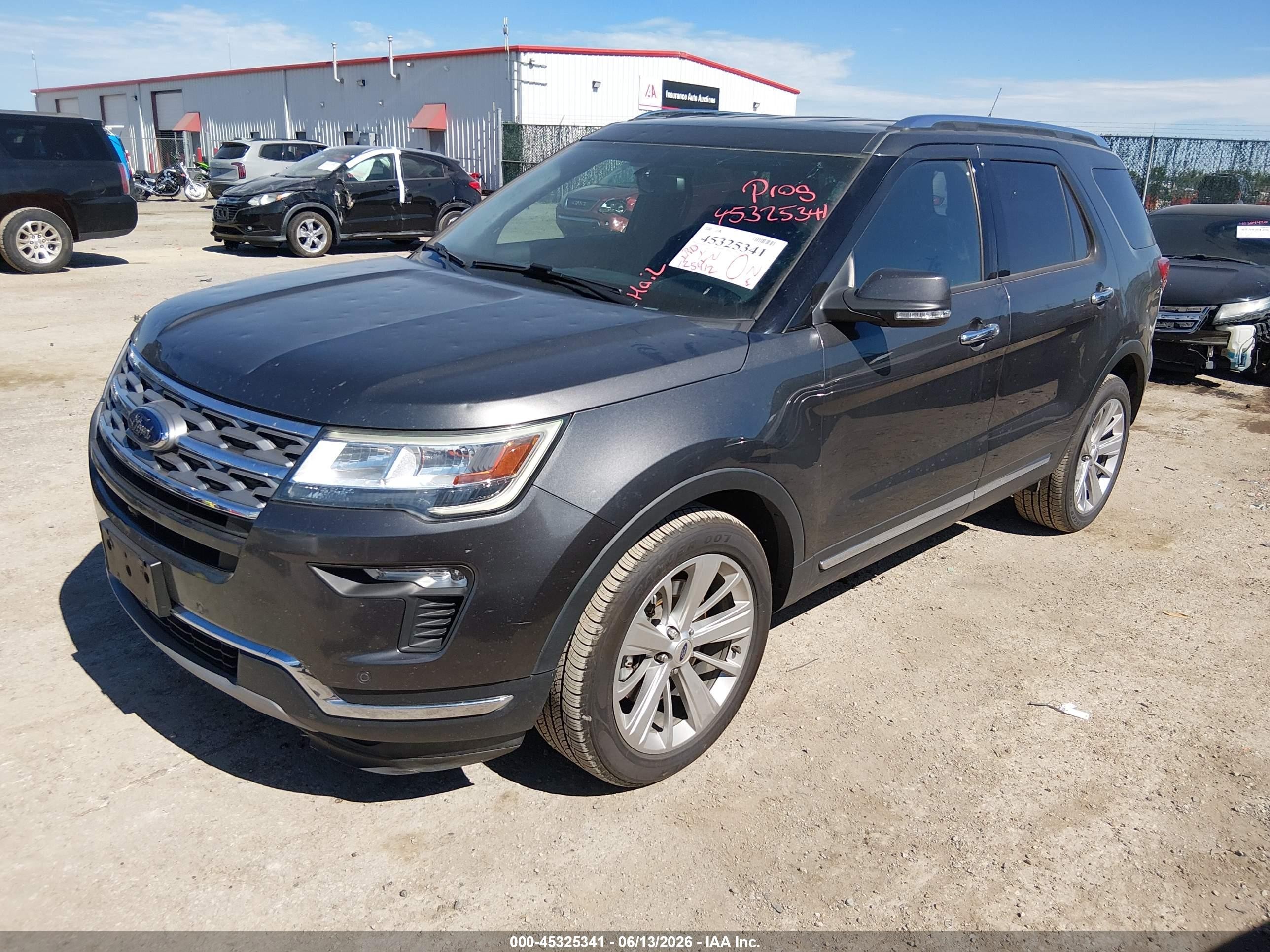 2019 Ford Explorer Limited Black vin: 1FM5K8F82KGB12512