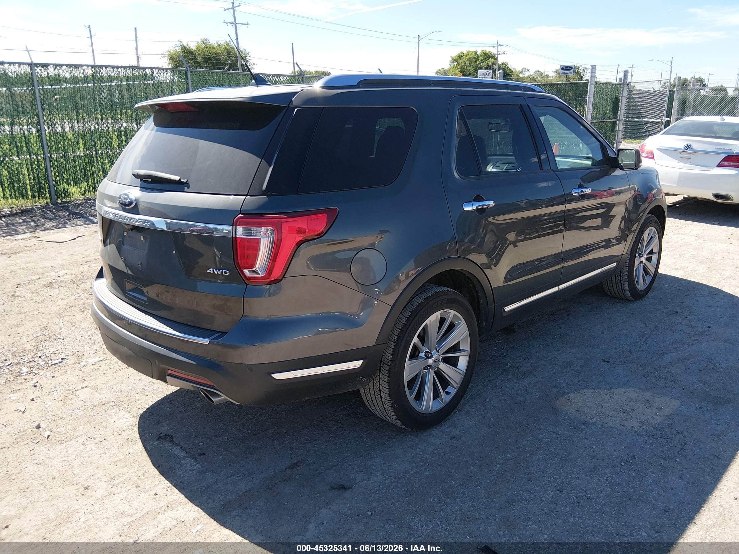 2019 Ford Explorer Limited Black vin: 1FM5K8F82KGB12512