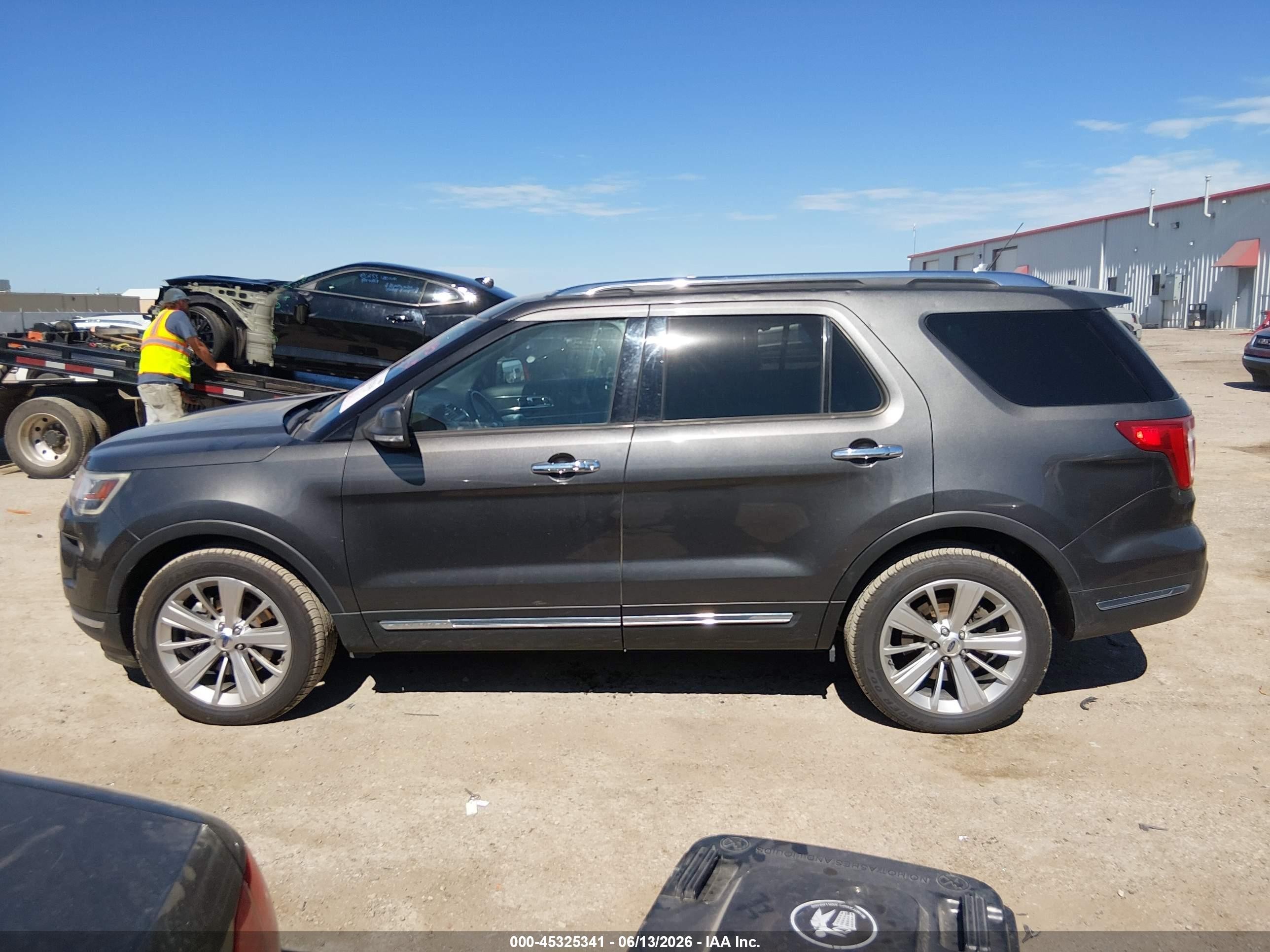 2019 Ford Explorer Limited Black vin: 1FM5K8F82KGB12512