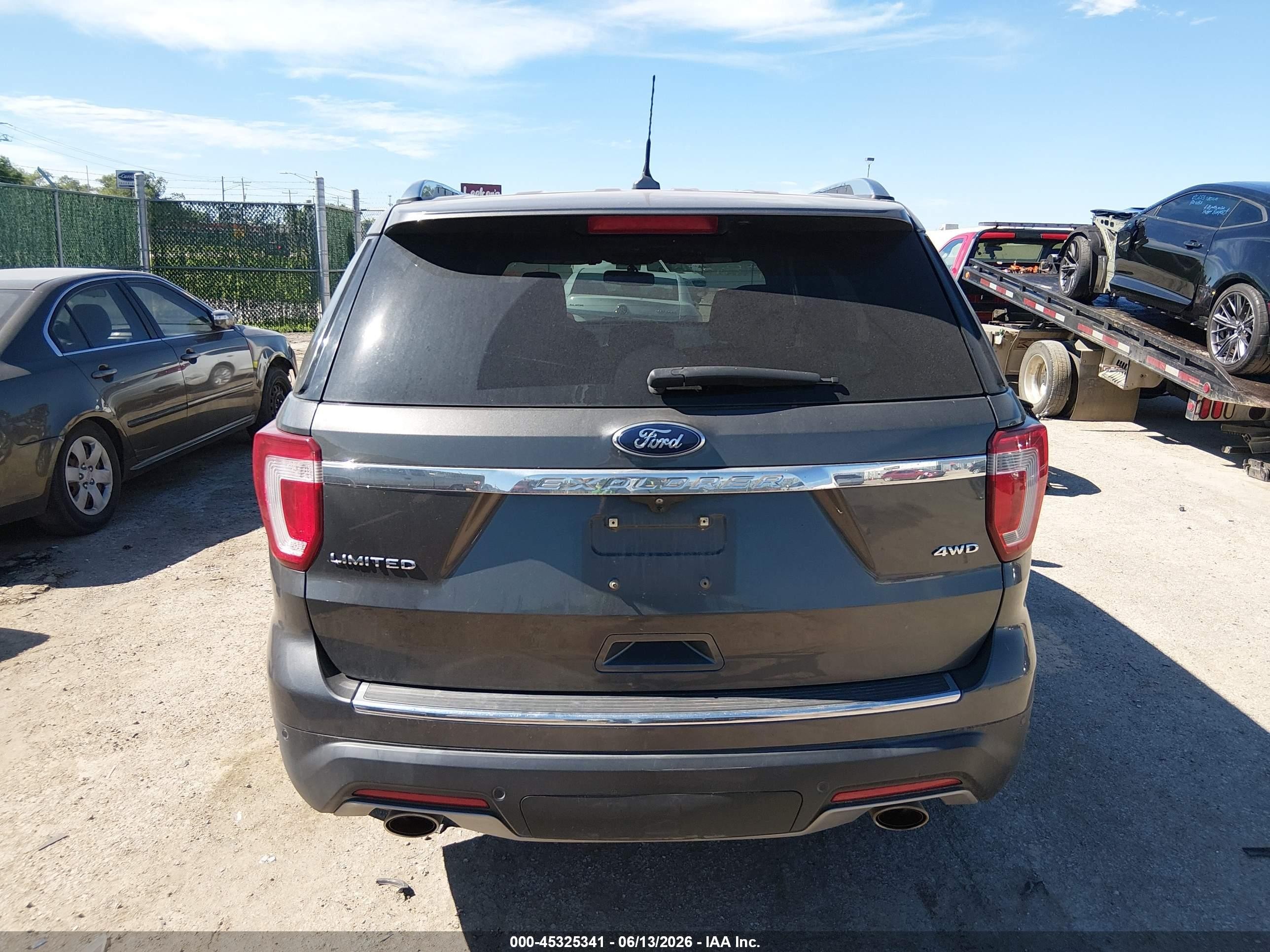 2019 Ford Explorer Limited Black vin: 1FM5K8F82KGB12512