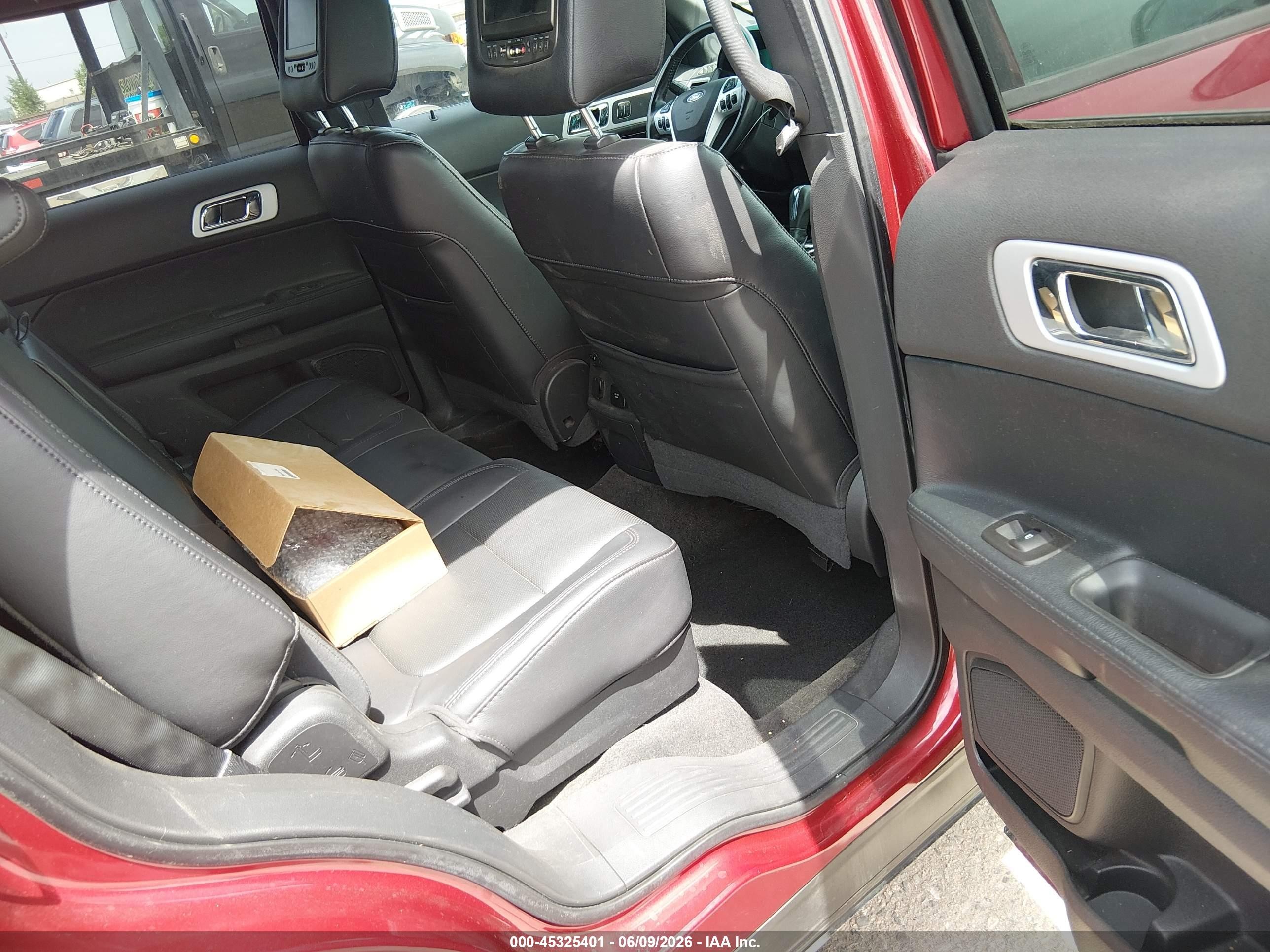 2013 Ford Explorer Limited Red vin: 1FM5K8F83DGA41288