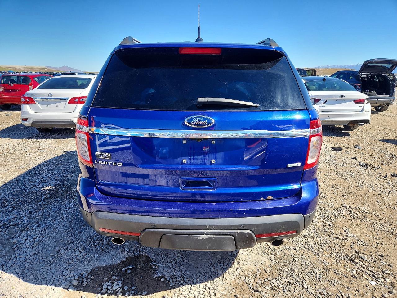 2013 Ford Explorer Limited Blue vin: 1FM5K8F83DGA45633