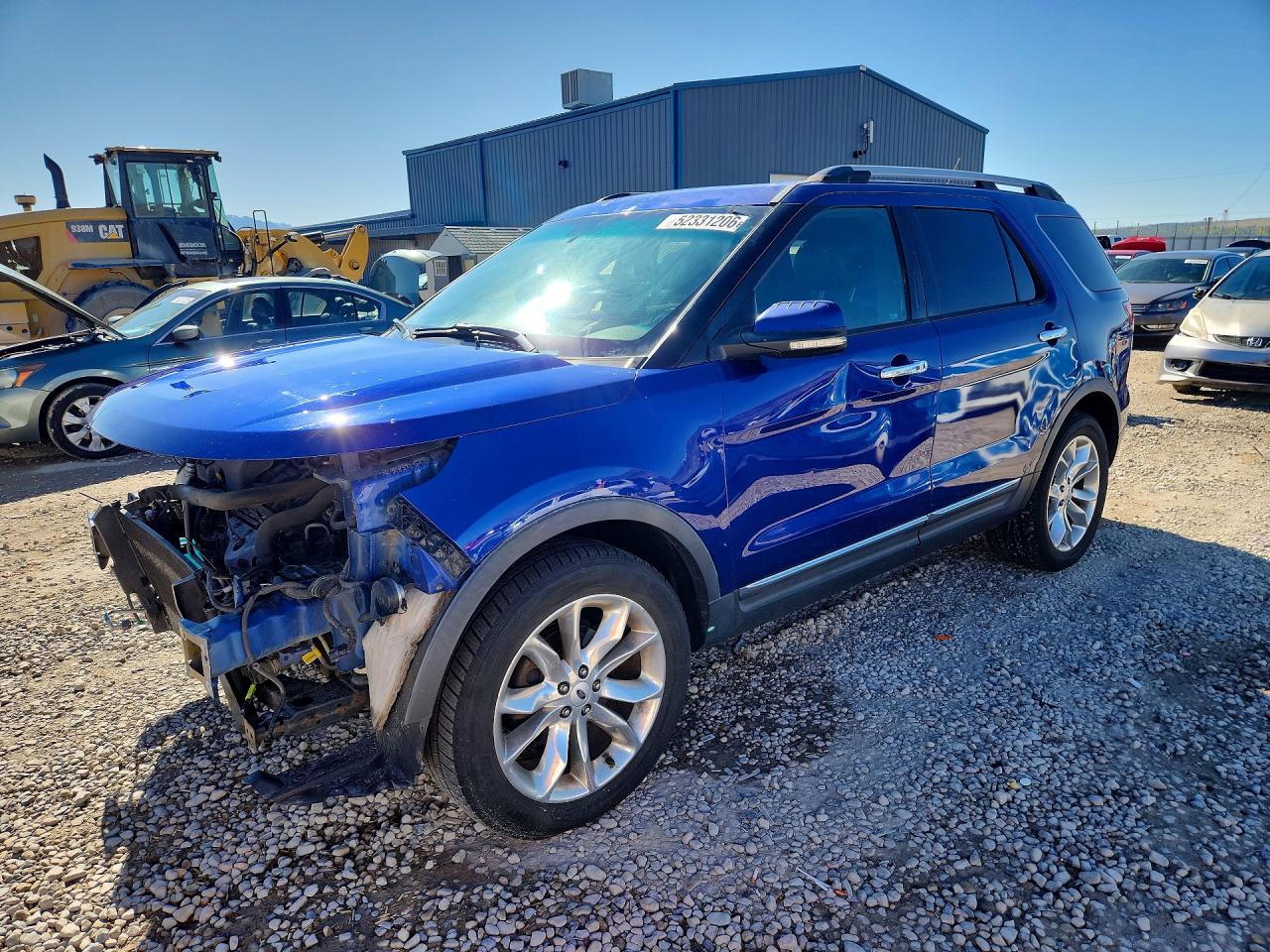 2013 Ford Explorer Limited Blue vin: 1FM5K8F83DGA45633