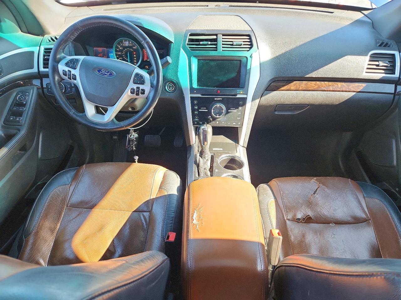 2013 Ford Explorer Limited Blue vin: 1FM5K8F83DGA45633