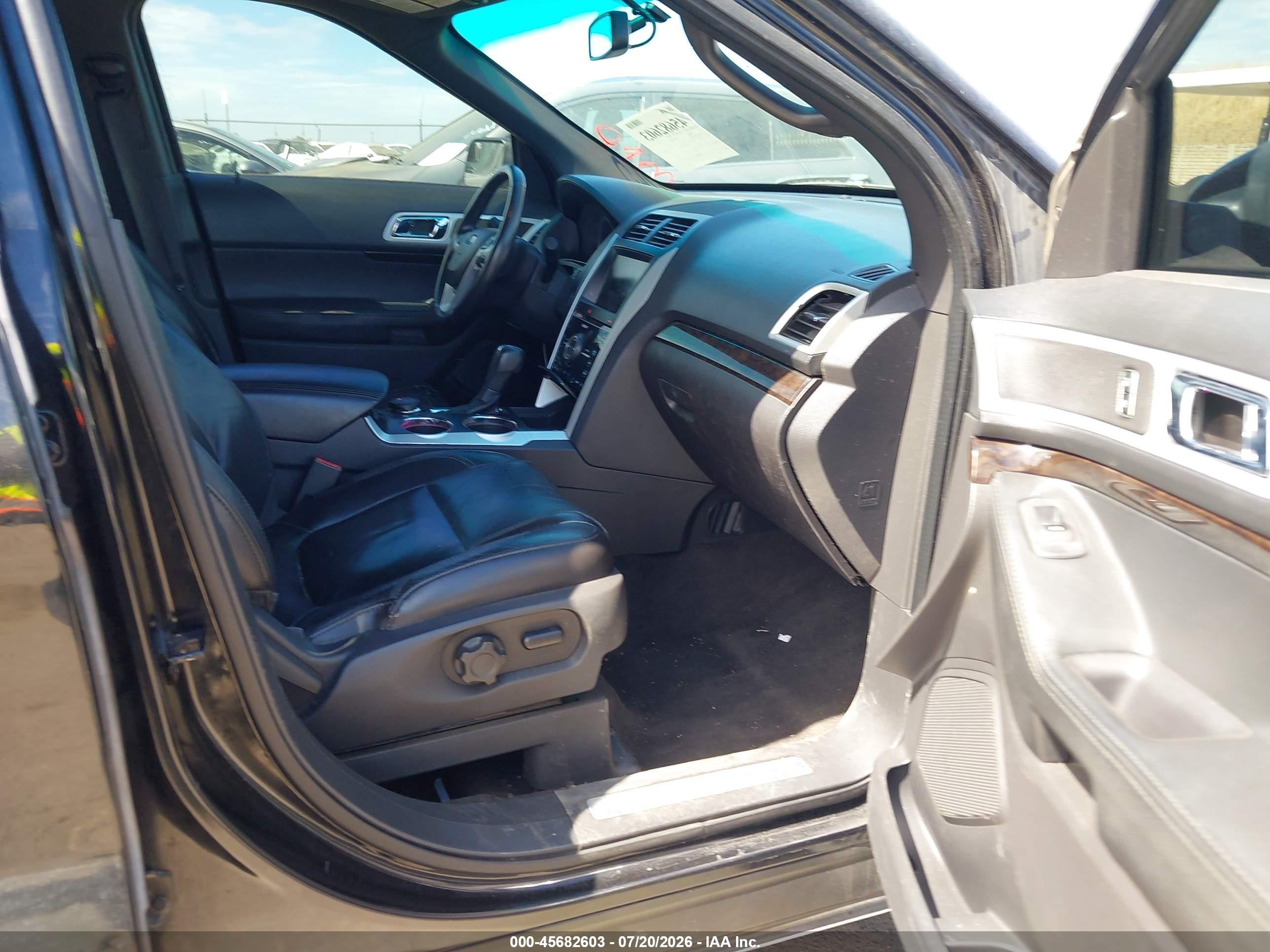 2013 Ford Explorer Limited Black vin: 1FM5K8F83DGA59838
