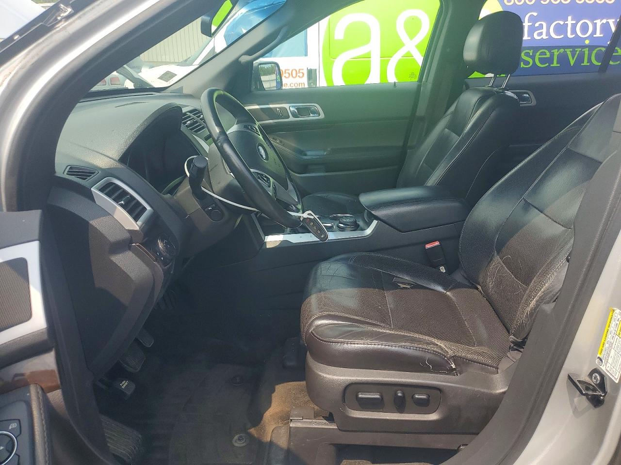 2013 Ford Explorer Limited Silver vin: 1FM5K8F83DGA86120