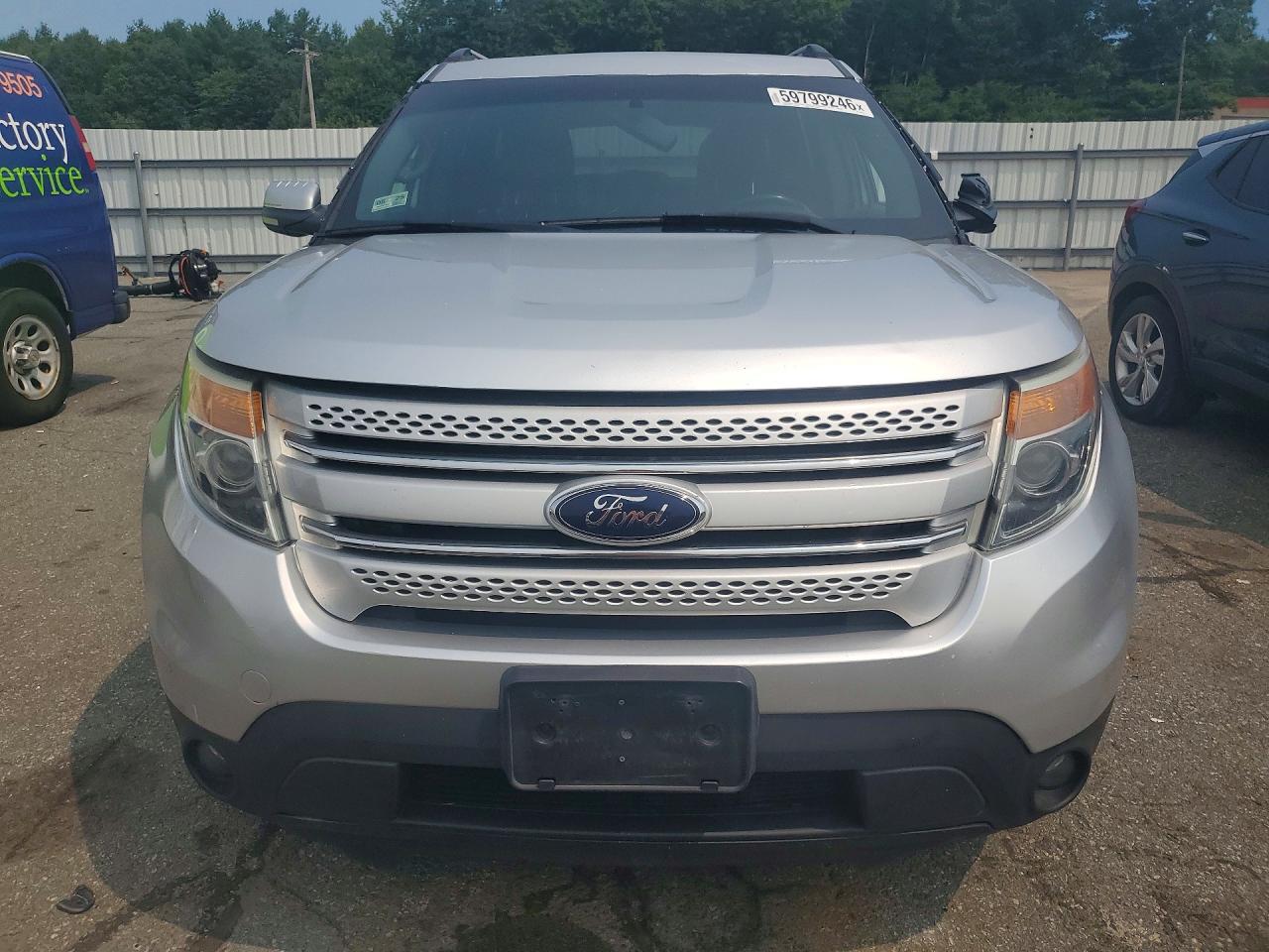 2013 Ford Explorer Limited Silver vin: 1FM5K8F83DGA86120