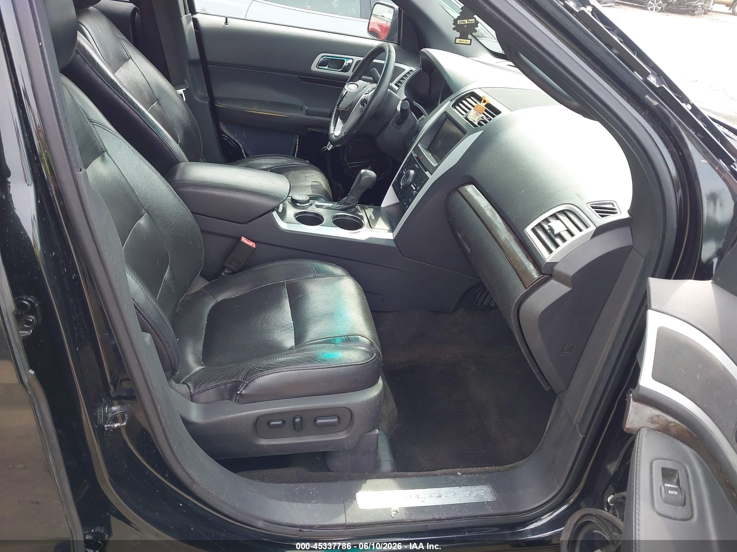 2013 Ford Explorer Limited Black vin: 1FM5K8F83DGB06432