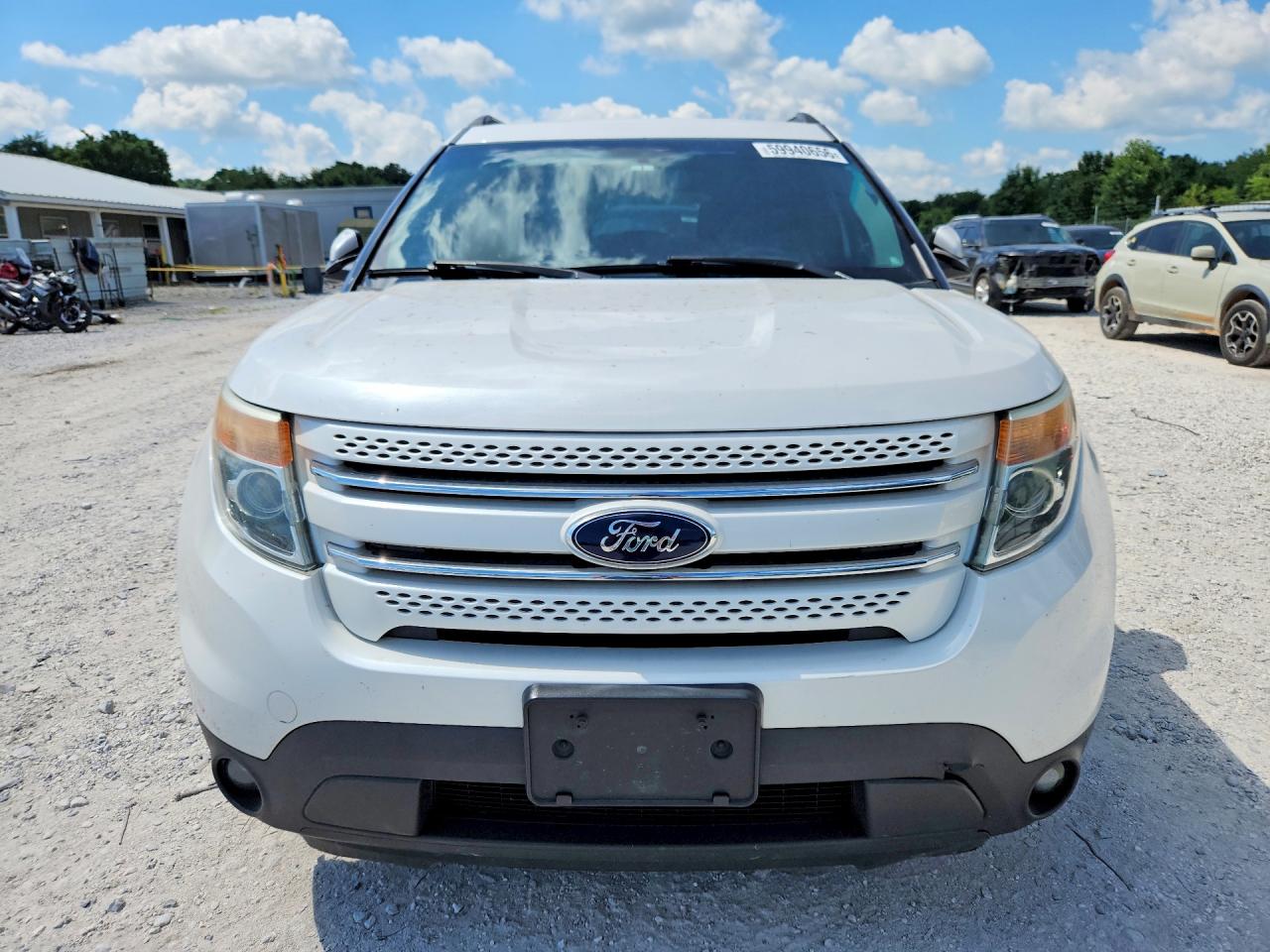 2013 Ford Explorer Limited White vin: 1FM5K8F83DGB14224