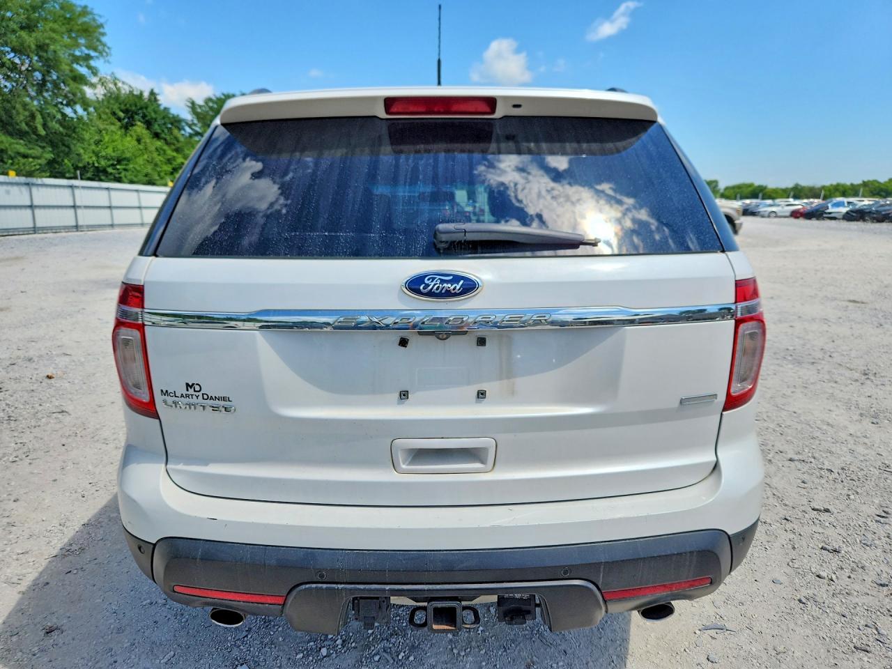 2013 Ford Explorer Limited White vin: 1FM5K8F83DGB14224