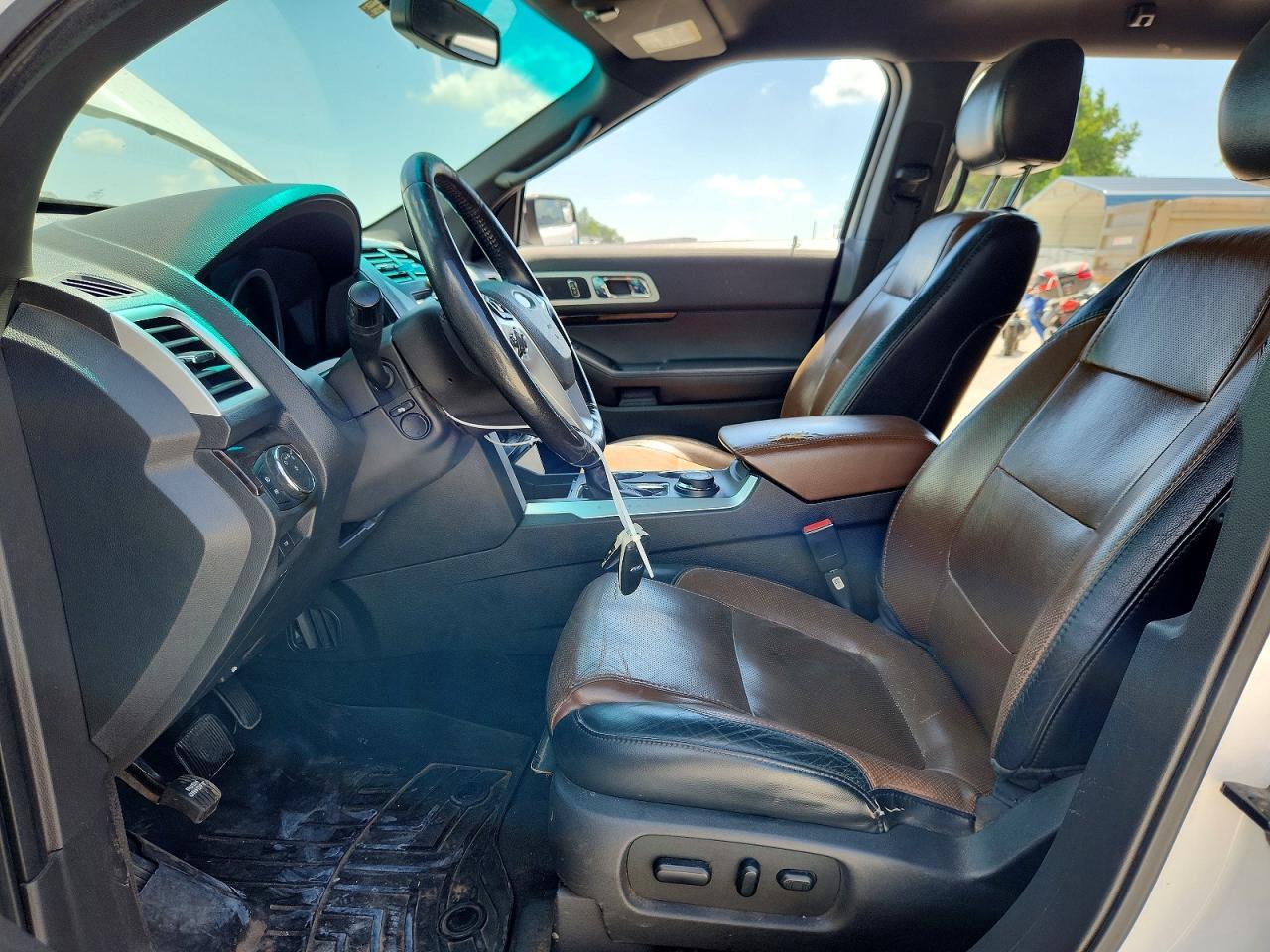 2013 Ford Explorer Limited White vin: 1FM5K8F83DGB14224