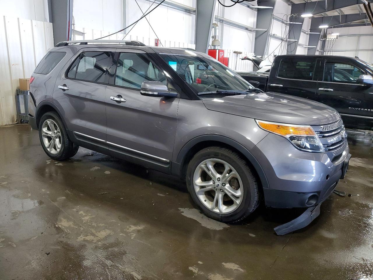 2013 Ford Explorer Limited Серый vin: 1FM5K8F83DGC49669