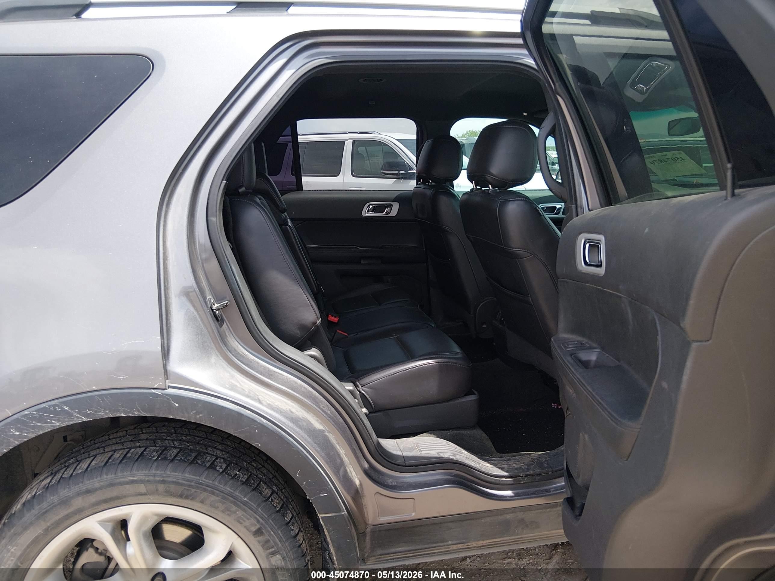 2013 Ford Explorer Limited Gray vin: 1FM5K8F83DGC82543