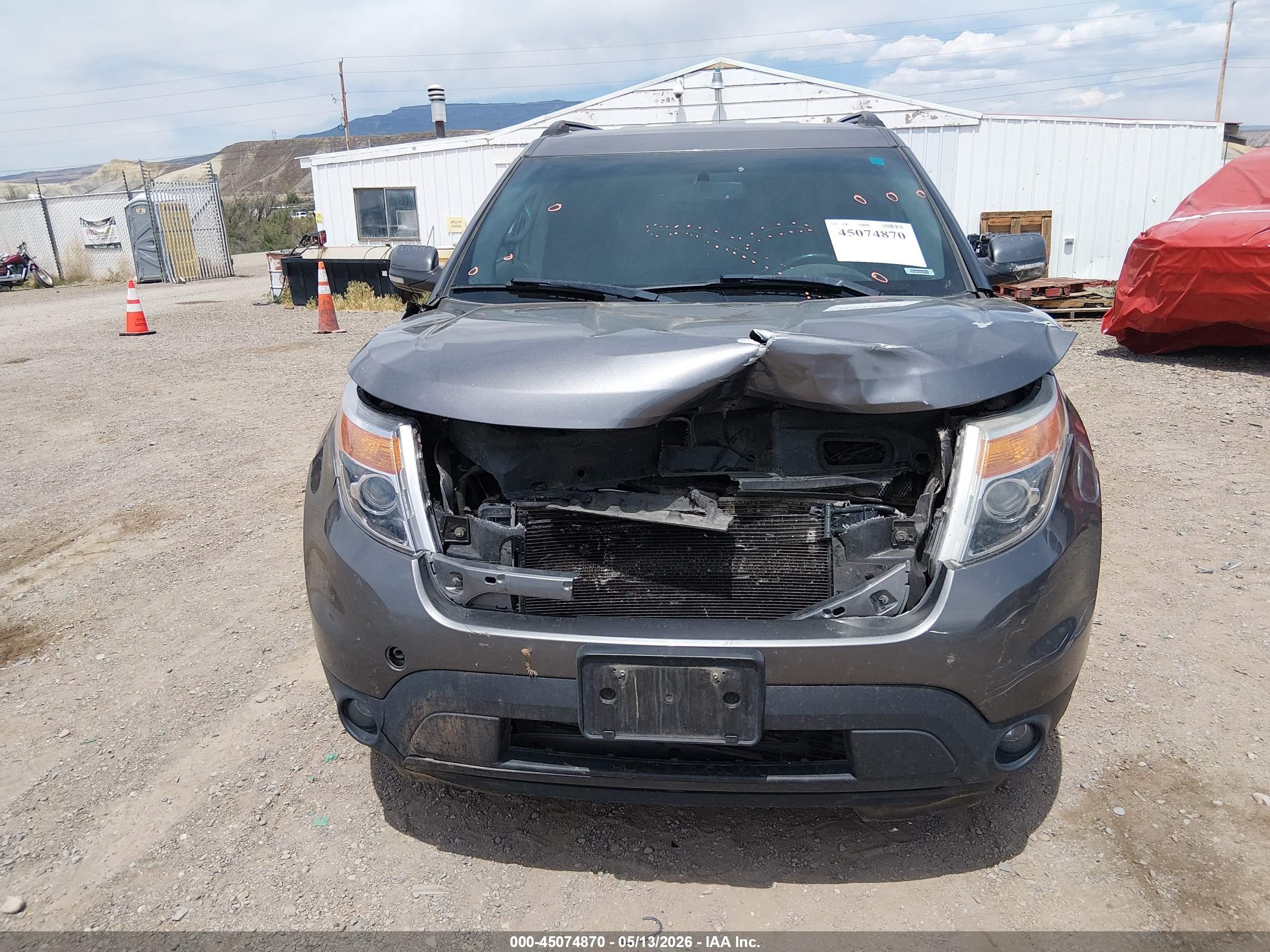 2013 Ford Explorer Limited Gray vin: 1FM5K8F83DGC82543