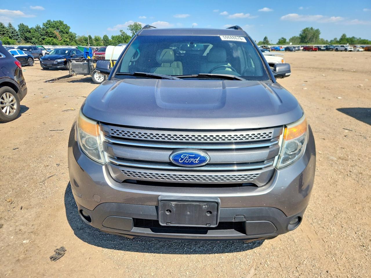 2014 Ford Explorer Limited Gray vin: 1FM5K8F83EGA09930