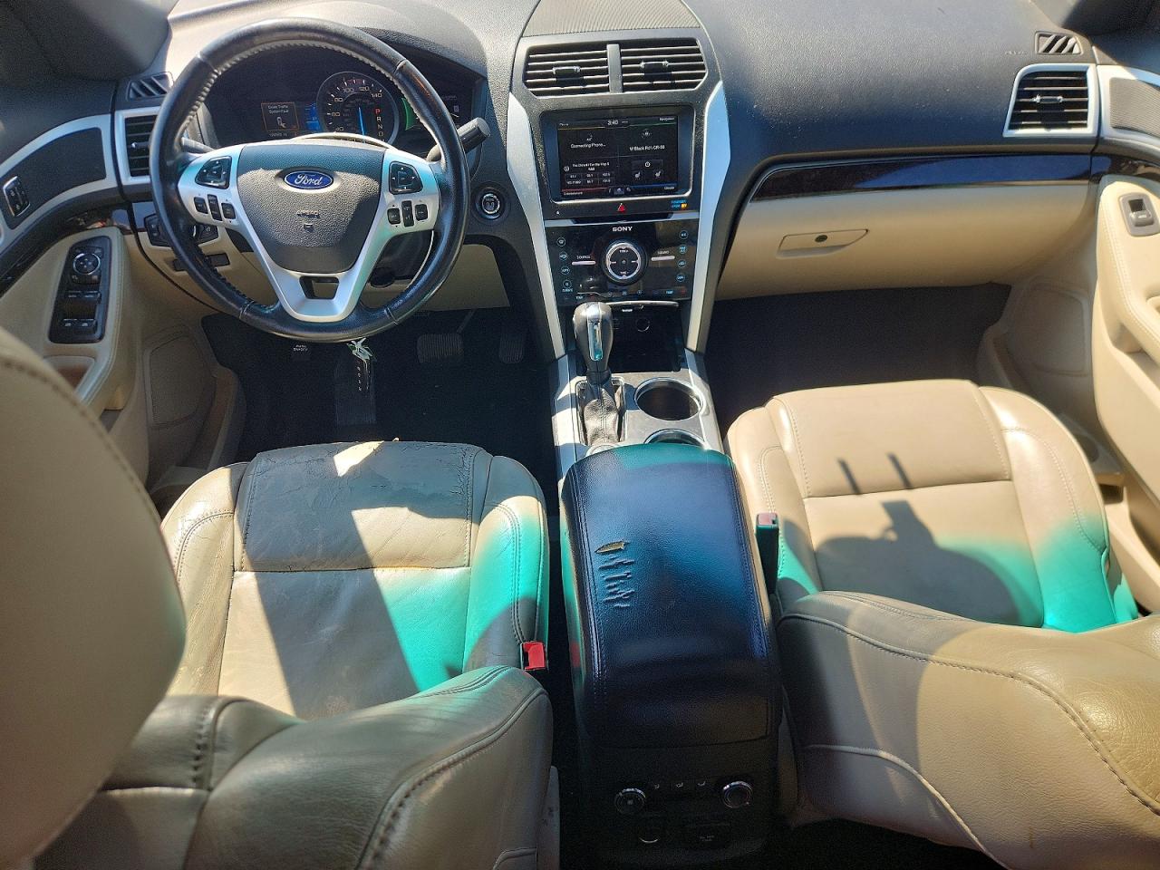 2014 Ford Explorer Limited Gray vin: 1FM5K8F83EGA09930
