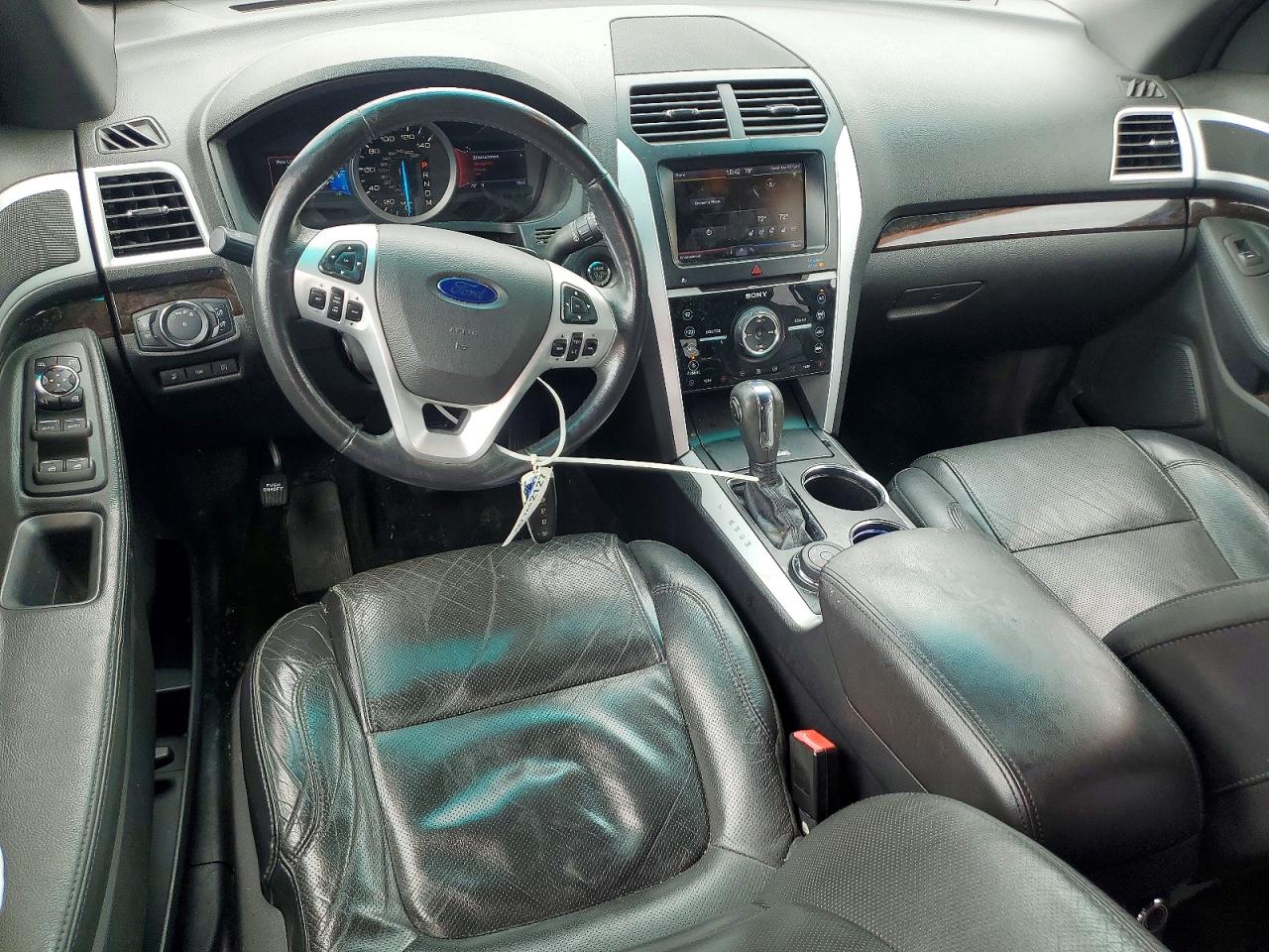 2014 Ford Explorer Limited Red vin: 1FM5K8F83EGA10012