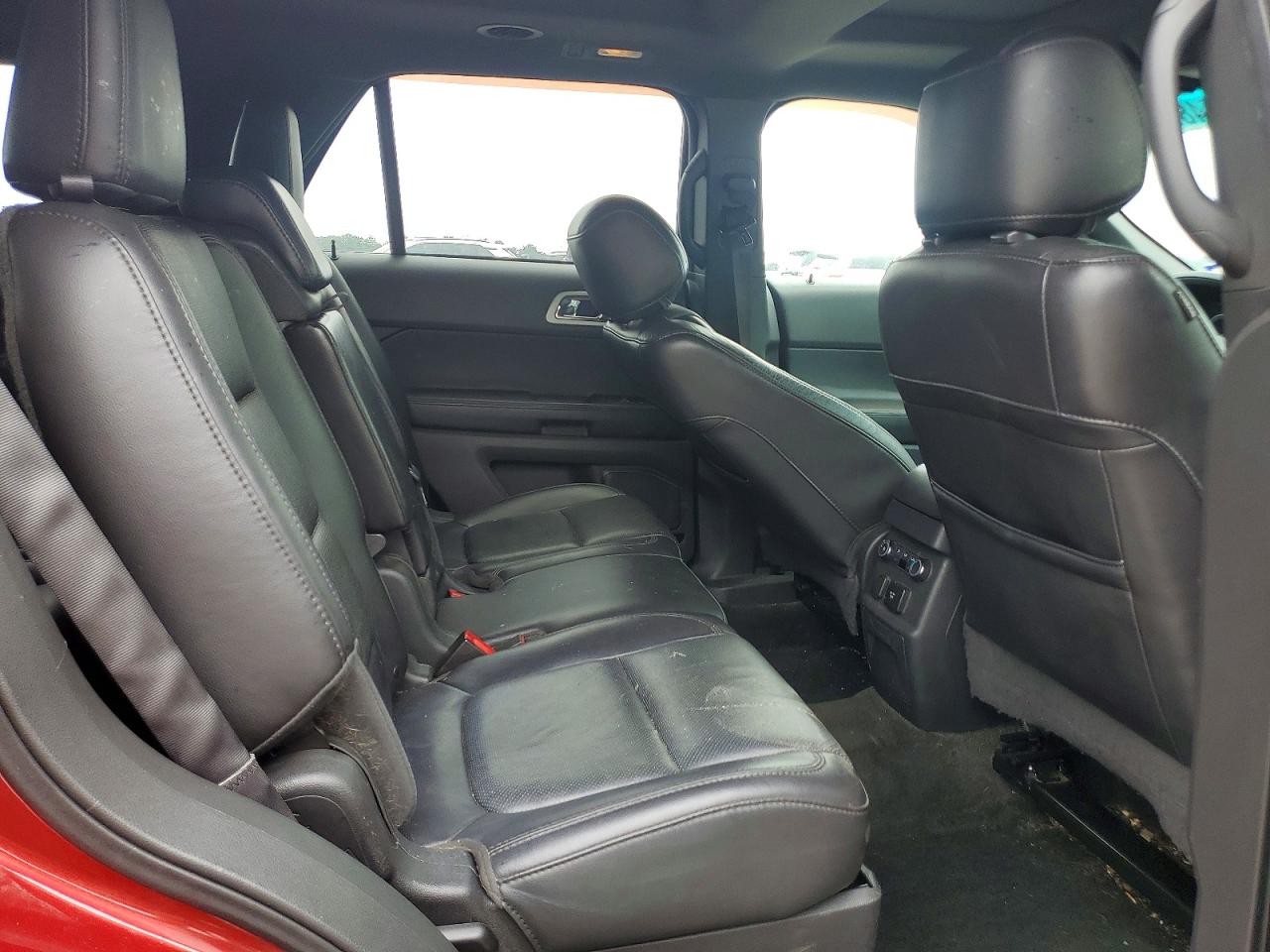 2014 Ford Explorer Limited Red vin: 1FM5K8F83EGA10012